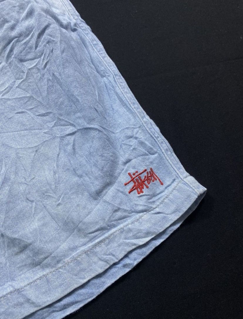 Stussy Vintage 90s Stussy Elastic Stuff Pants Size US 31 - 3 Thumbnail