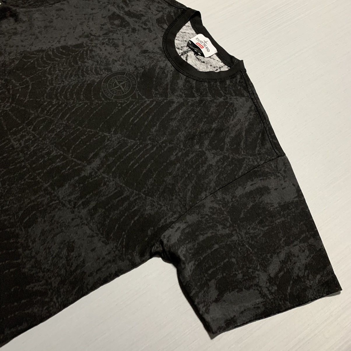 Stone Island × Supreme Supreme Stone Island Spider Web Tee Size US XL / EU 56 / 4 - 9 Thumbnail