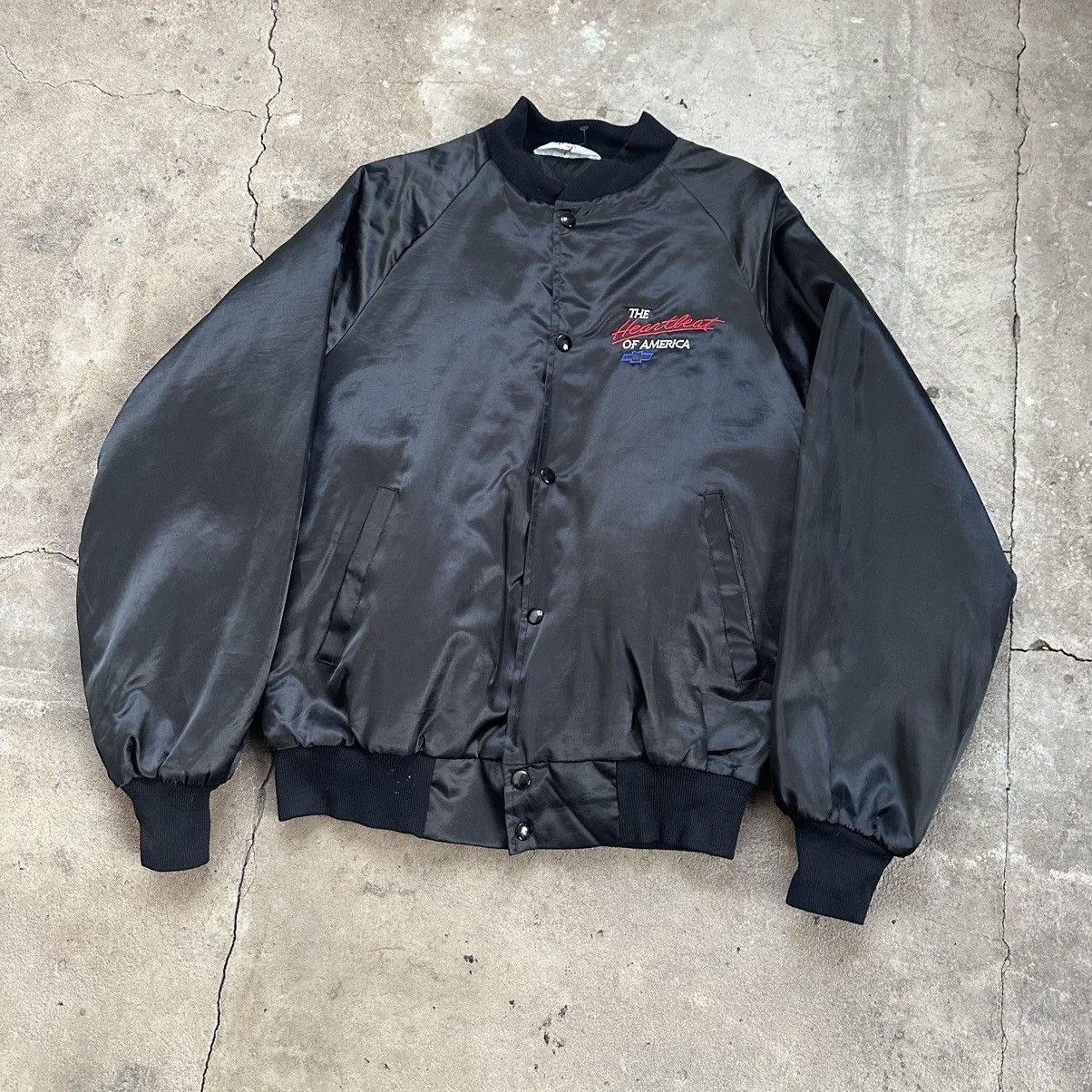 Chevrolet × Vintage Chevrolet Heartbeat of America light bomber jacket vintage Size US M / EU 48-50 / 2 - 2 Thumbnail