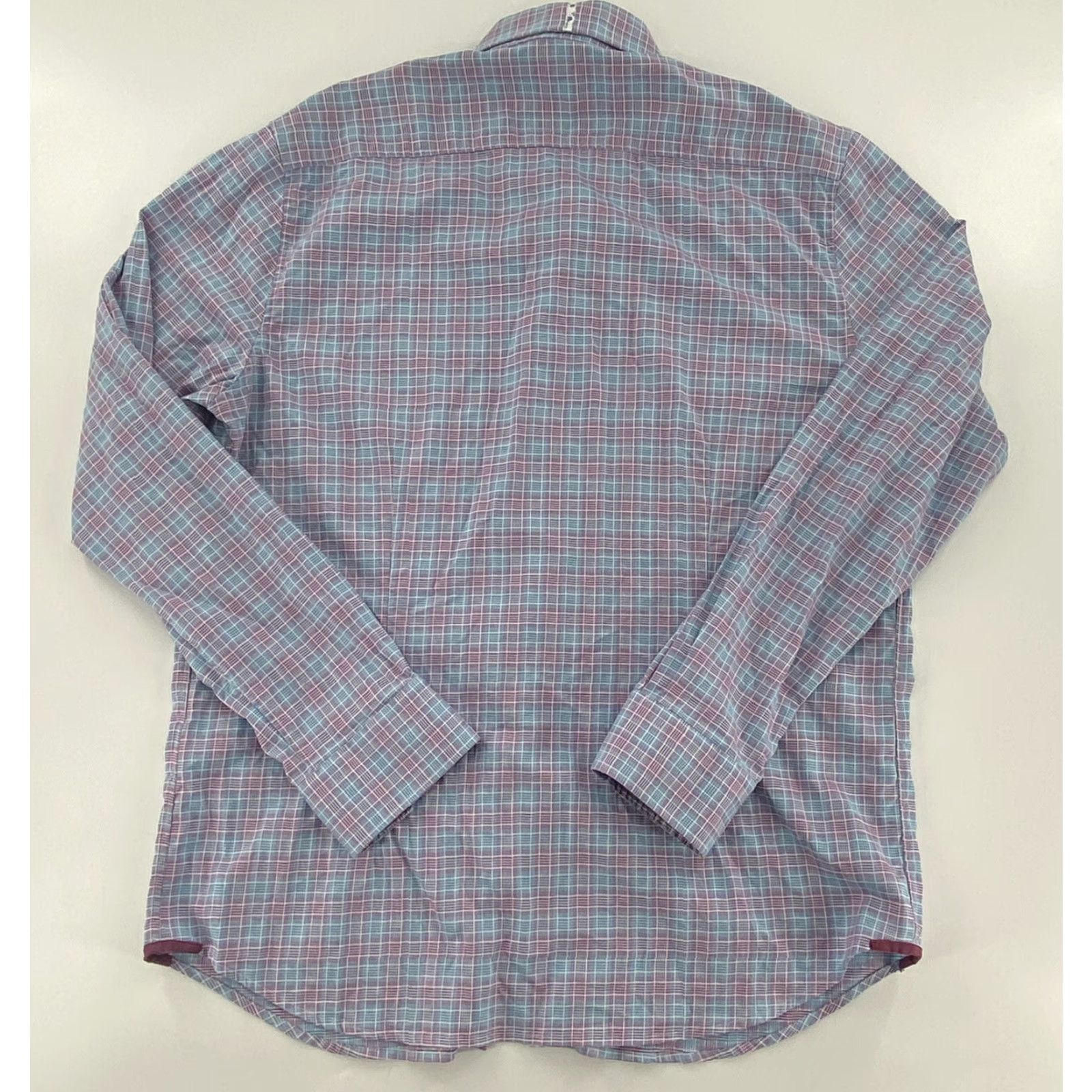 Robert Graham VINTAGE Robert Graham Men's Shirt XL Blue Plaid Button-Up Casual Modern Americana Size US XL / EU 56 / 4 - 2 Thumbnail