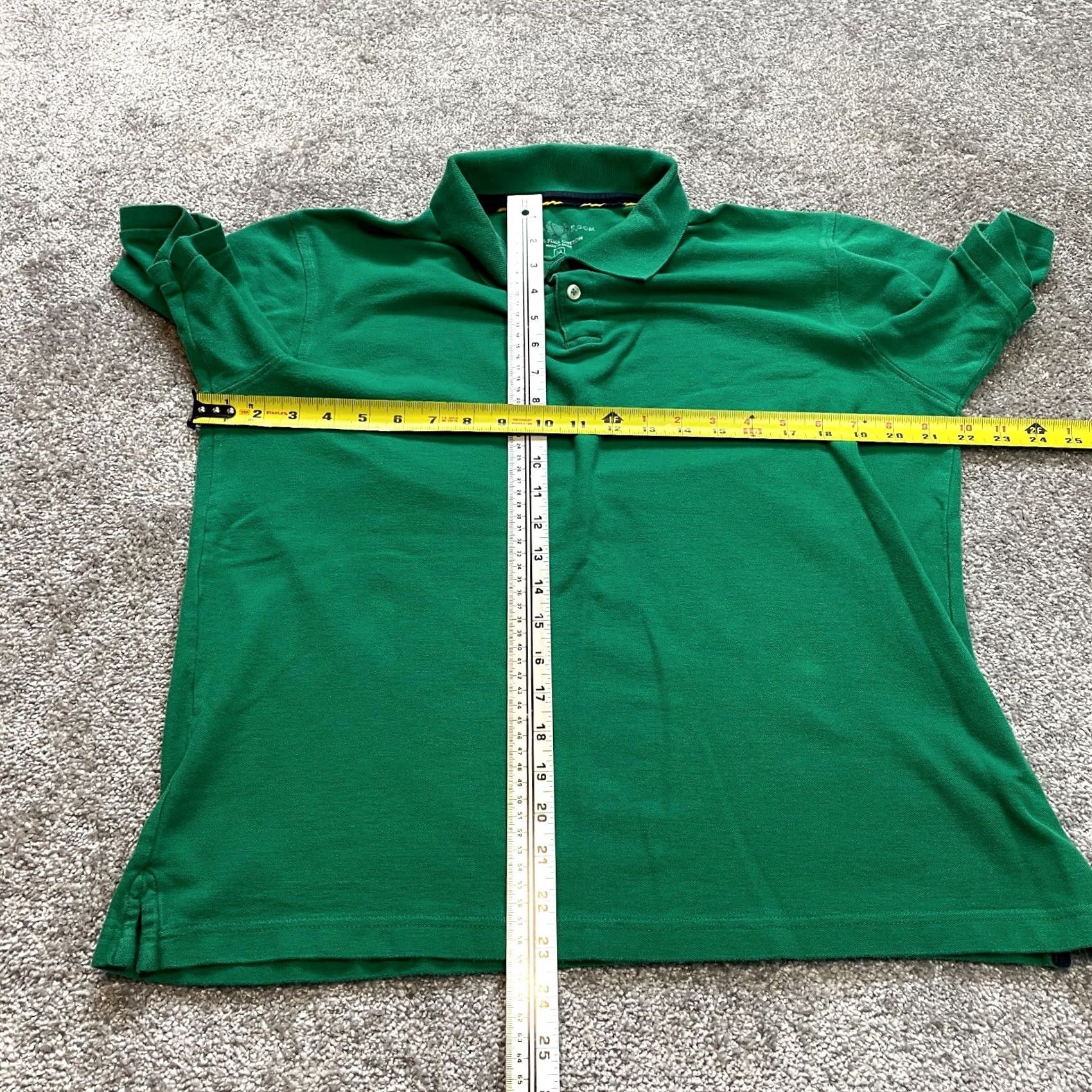 Club Room VINTAGE Club Room Polo shirt Mens Medium Green 100% Pima Cotton Preppy Golf Rugby Collar Size US M / EU 48-50 / 2 - 4 Thumbnail