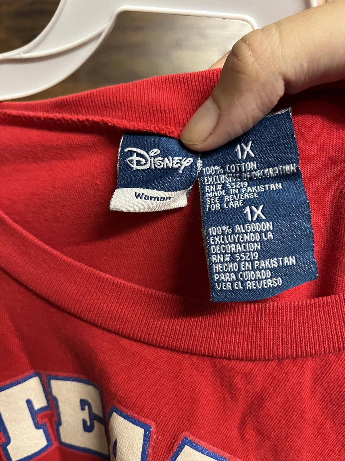 Disney VTG Disney Team Freedom Mickey Mouse Friends Womans Size XL / US 12-14 / IT 48-50 - 2 Thumbnail