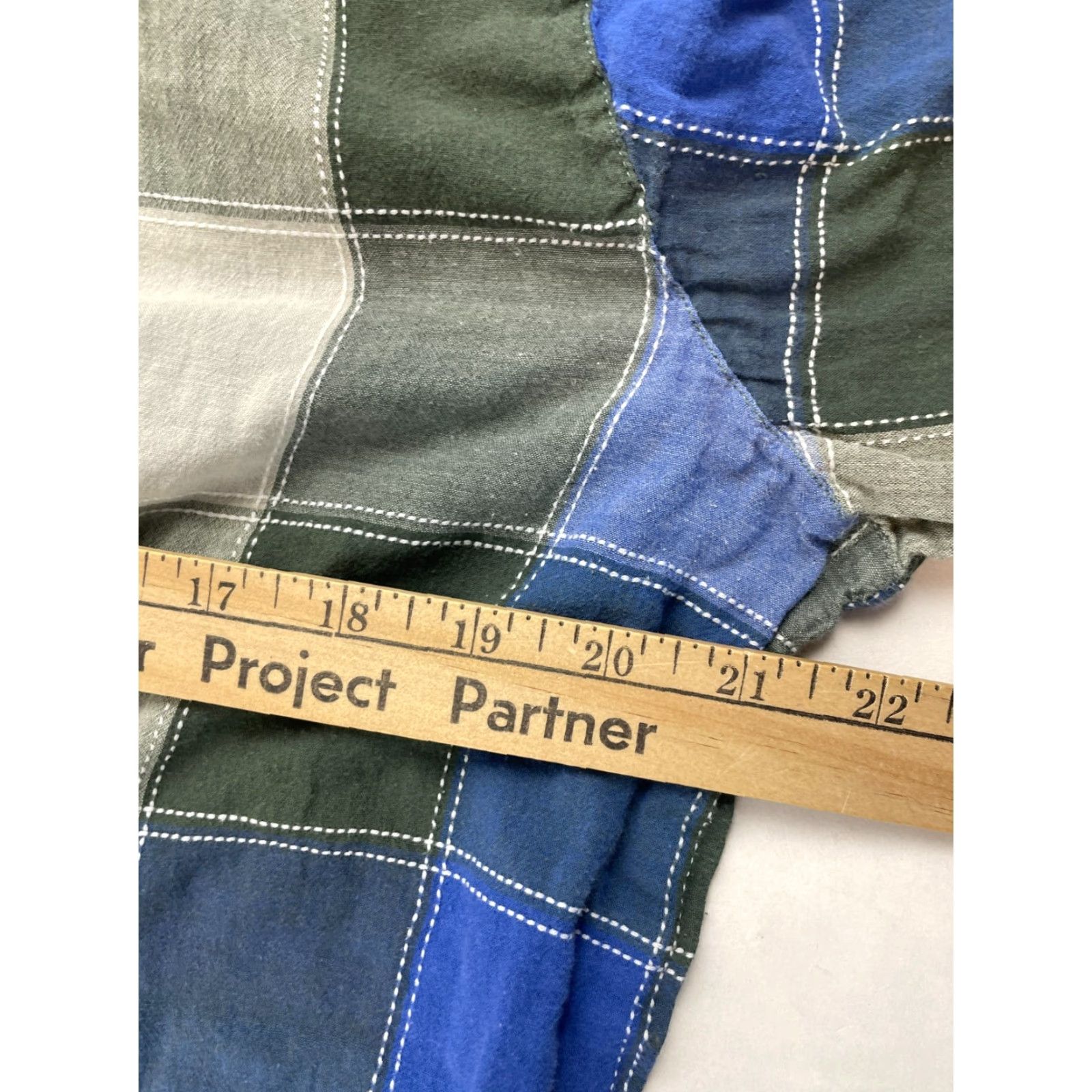 Vintage Sonoma Shirt Women's 16W Blue Green Plaid Button-Up Short Sleeve Casual Regular Fit Size XXL / US 16-18 / IT 52-54 - 5 Thumbnail