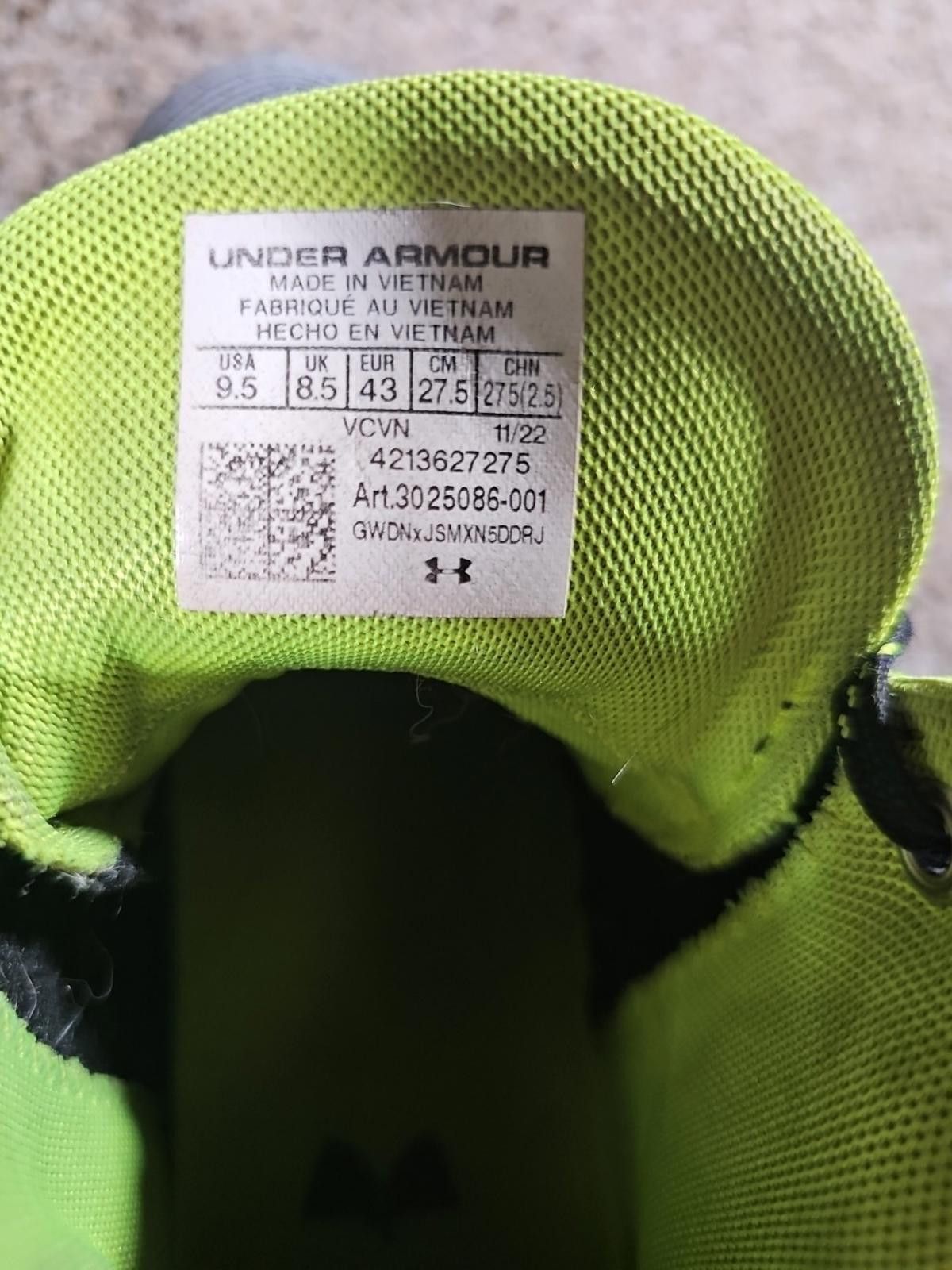 Under Armour Under Armour DCE Hammer Football Cleats 3025085-001 Men 9.5 Size ONE SIZE - 6 Thumbnail