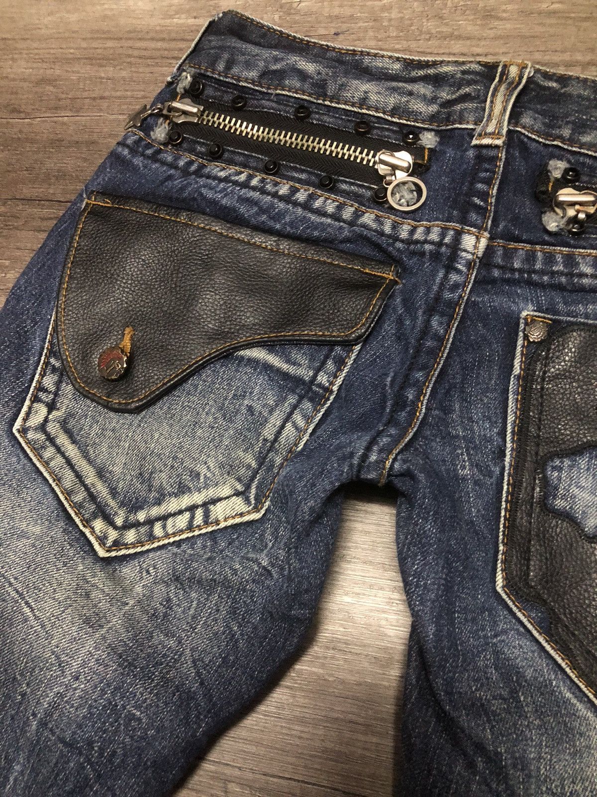 Japanese Brand Romany Denim Jeans like Hysteric Glamour design Size 28" / US 6 / IT 42 - 14 Thumbnail