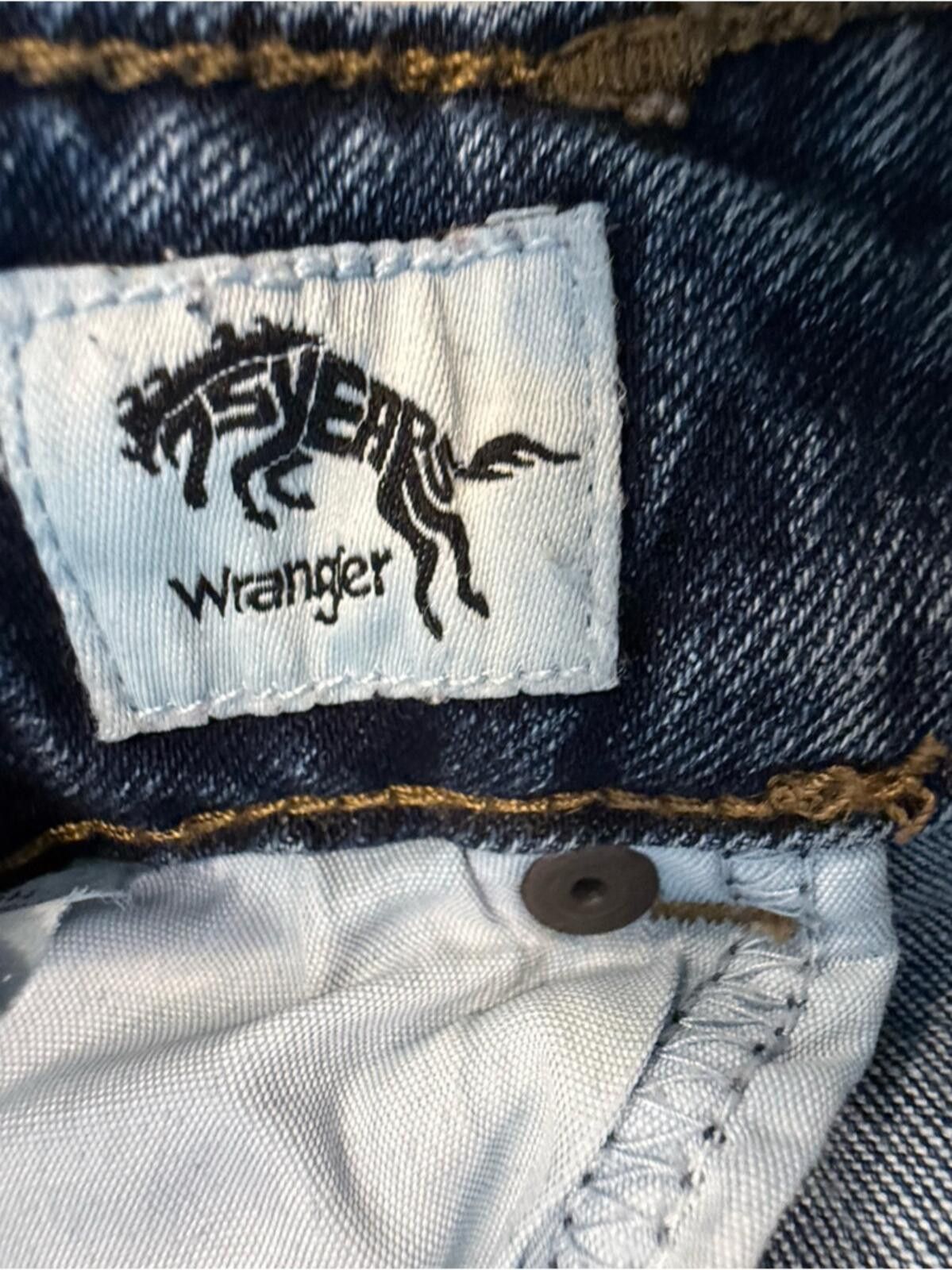 Wrangler Wrangler Cowgirl denim jeans straight leg distressed 3x32” Size 30" / US 8 / IT 44 - 7 Thumbnail