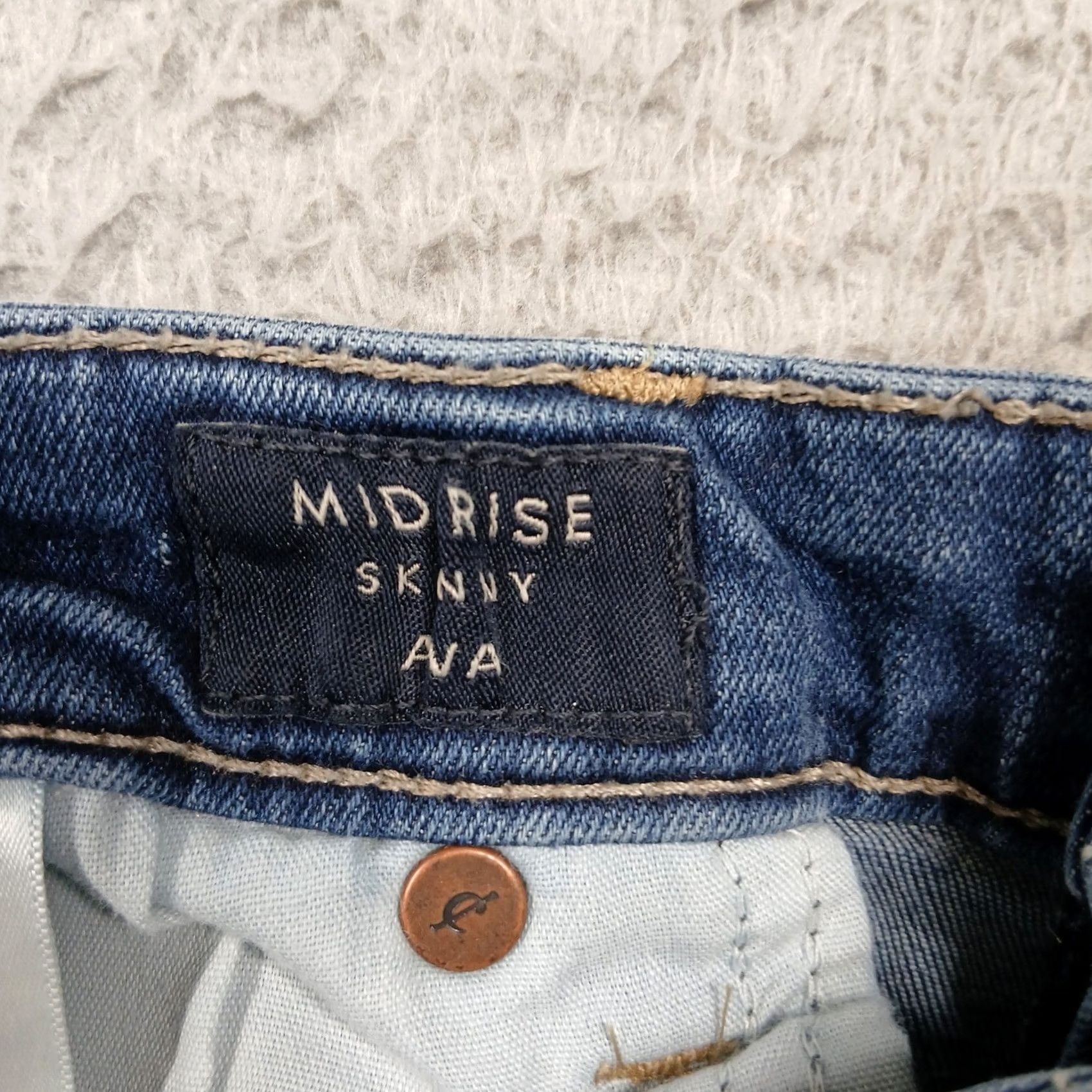 Lucky Brand Lucky Brand Ankle Skinny Womens Jeans 6/28 Blue Stretch Denim Size 28" / US 6 / IT 42 - 7 Thumbnail