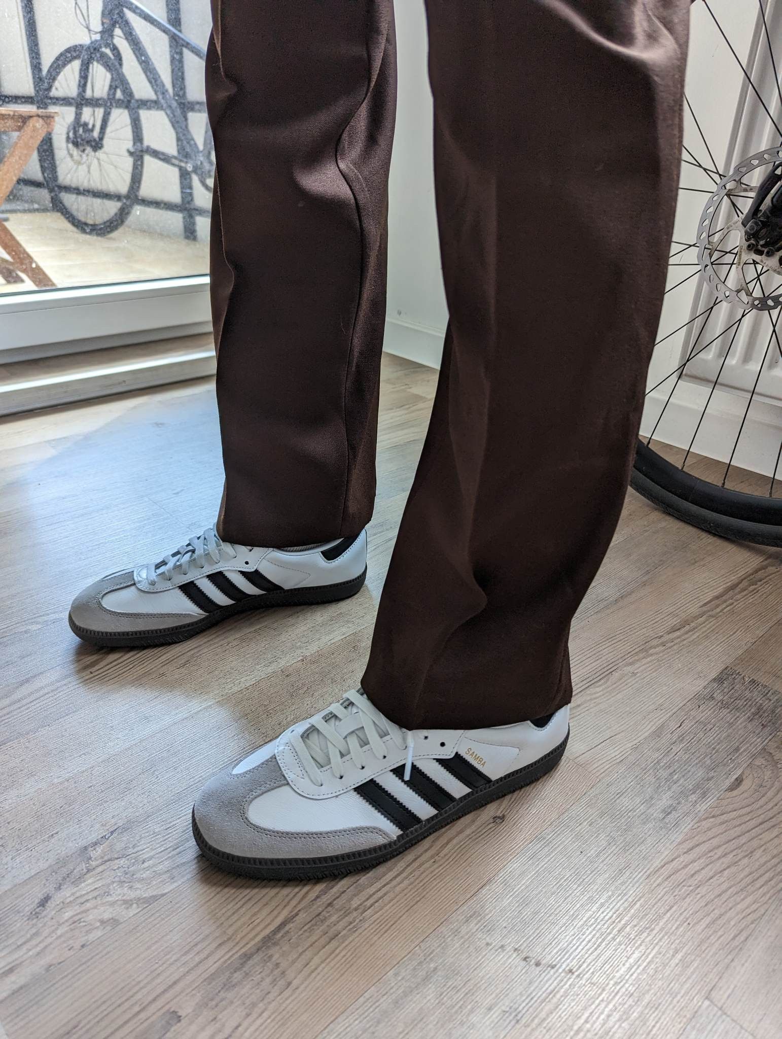 Levi's VINTAGE LEVIS STA PREST SLACKS TYLER COWBOY 70s Brown Pants Size US 30 / EU 46 - 5 Thumbnail