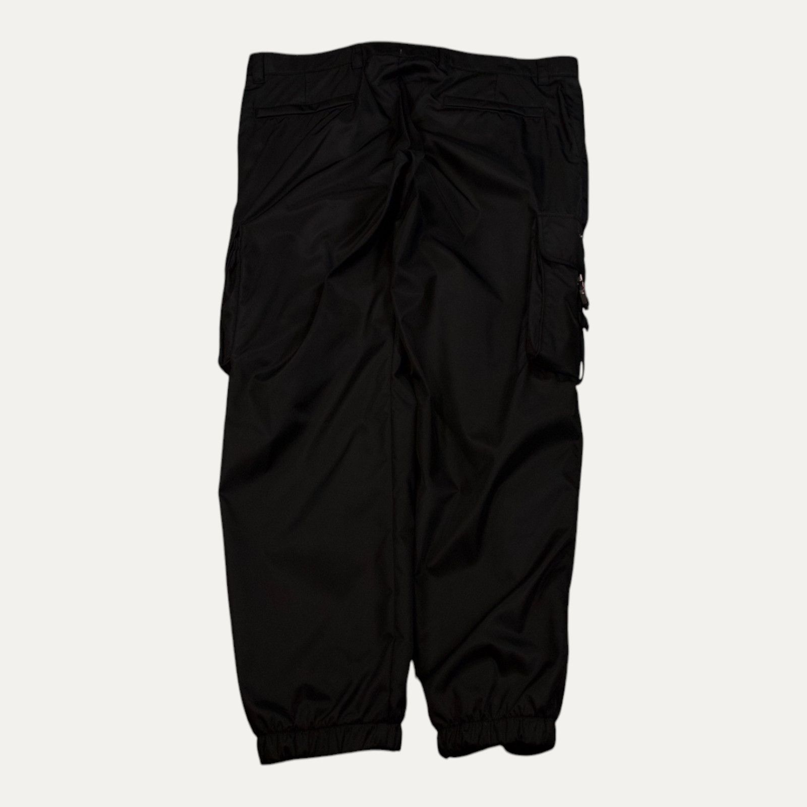 Prada Prada Black Re-Nylon Cargo Trousers Size US 40 / EU 56 - 2 Thumbnail