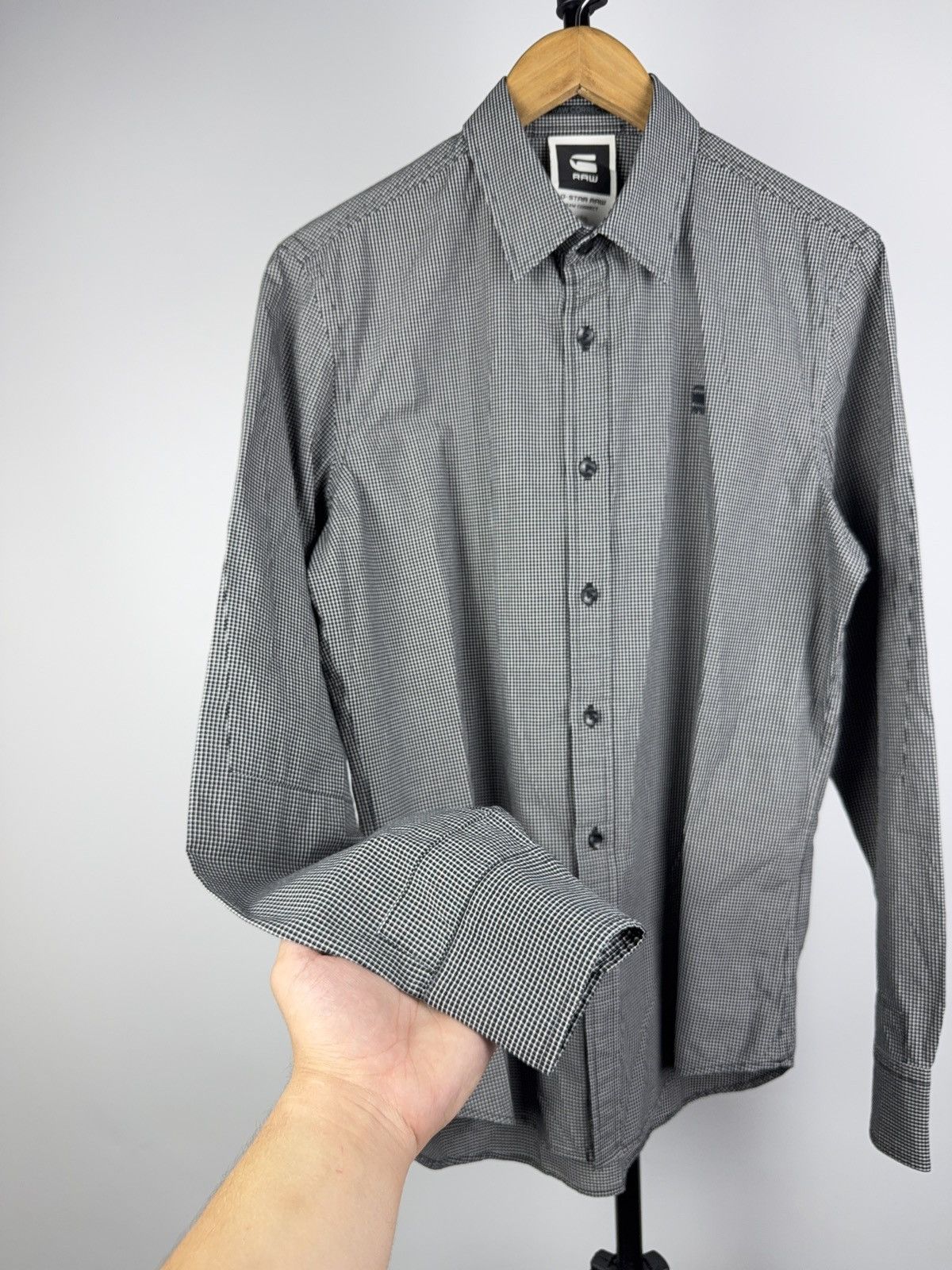 G-Star Vintage 00s Retro Style Y2K G-Star RAW Long sleeve Shirt Size US L / EU 52-54 / 3 - 5 Thumbnail