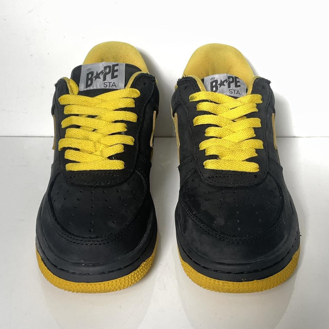 Bape blavk & yellow Bapesta fs001 Size US 6 / EU 39 - 2 Thumbnail