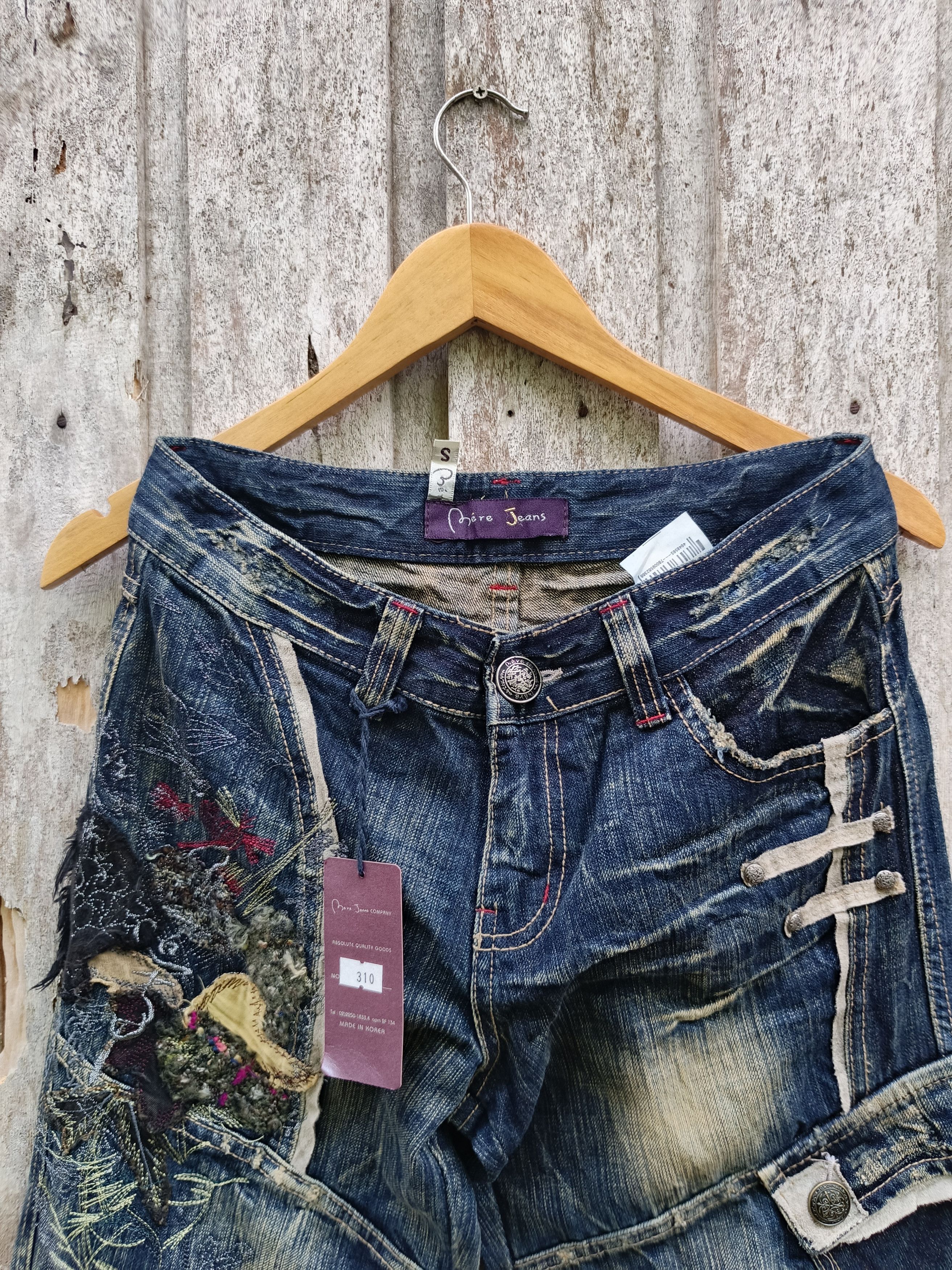 Other Mere jeans multi patch denim jeans Size 29" - 4 Thumbnail