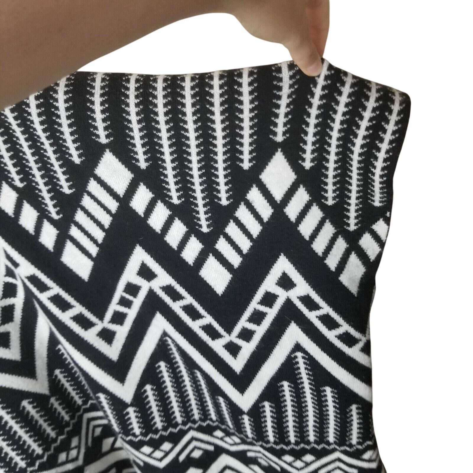Express Express Hooded Aztec Poncho Sweater OS Southwestern Tribal Size XL / US 12-14 / IT 48-50 - 5 Thumbnail