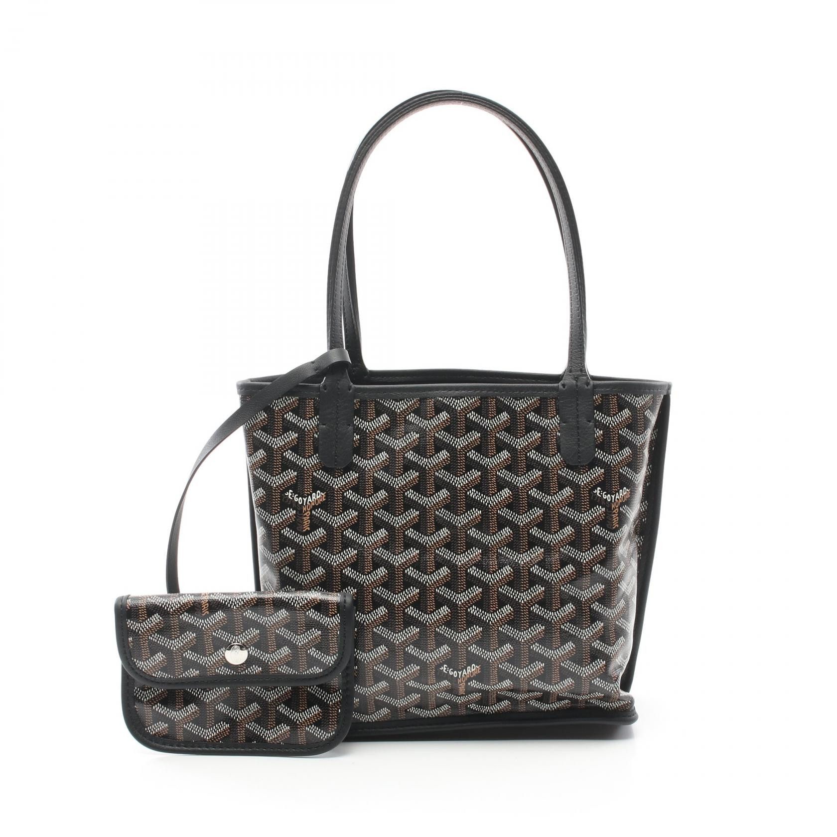 Goyard Goyard Goyardine Reversible Mini Anjou Canvas Handbag in Excellent Condition Size ONE SIZE - 1 Thumbnail