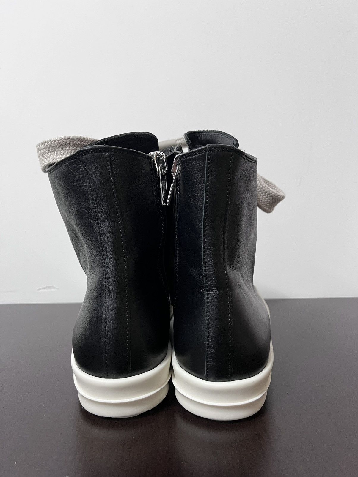 Rick Owens Rick Owens SS23 EDFU Leather Jumbo Laces Sneakers New 40 Size US 7 / EU 40 - 6 Thumbnail