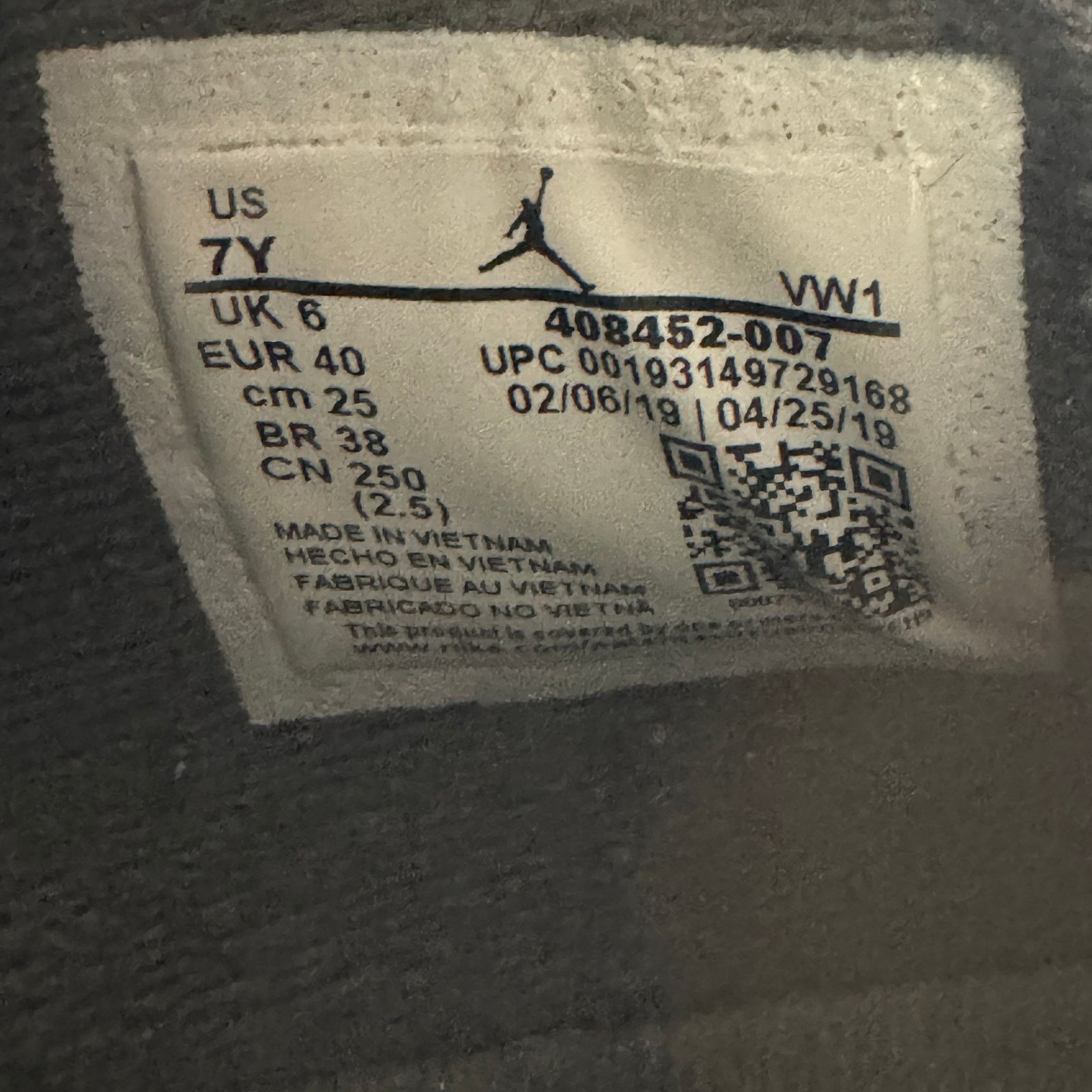 Jordan Brand × Nike Size 7 Nike Air Jordan 4 Retro GS Cool Grey 2019 Men's Shoes Size US 7 / EU 40 - 8 Thumbnail