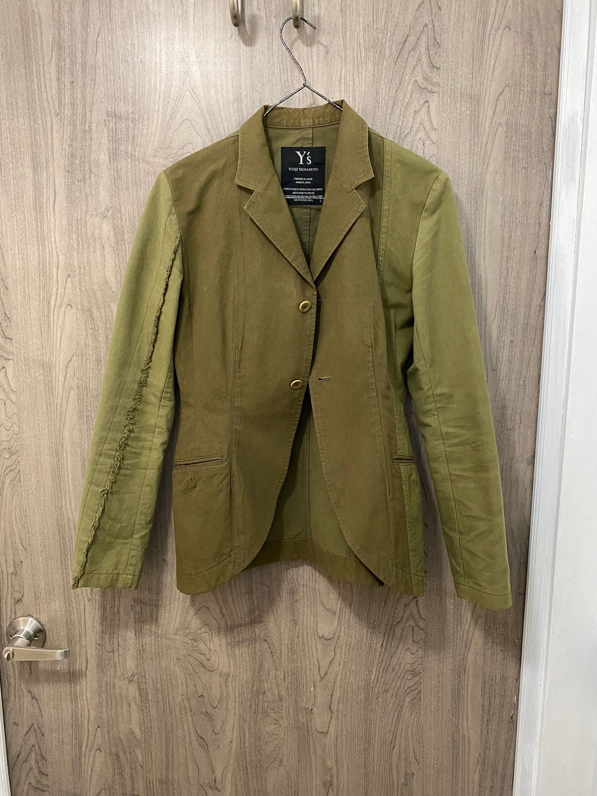 image of Yohji Yamamoto Y's Blazer in Pine Green, Men's (Size 38S)