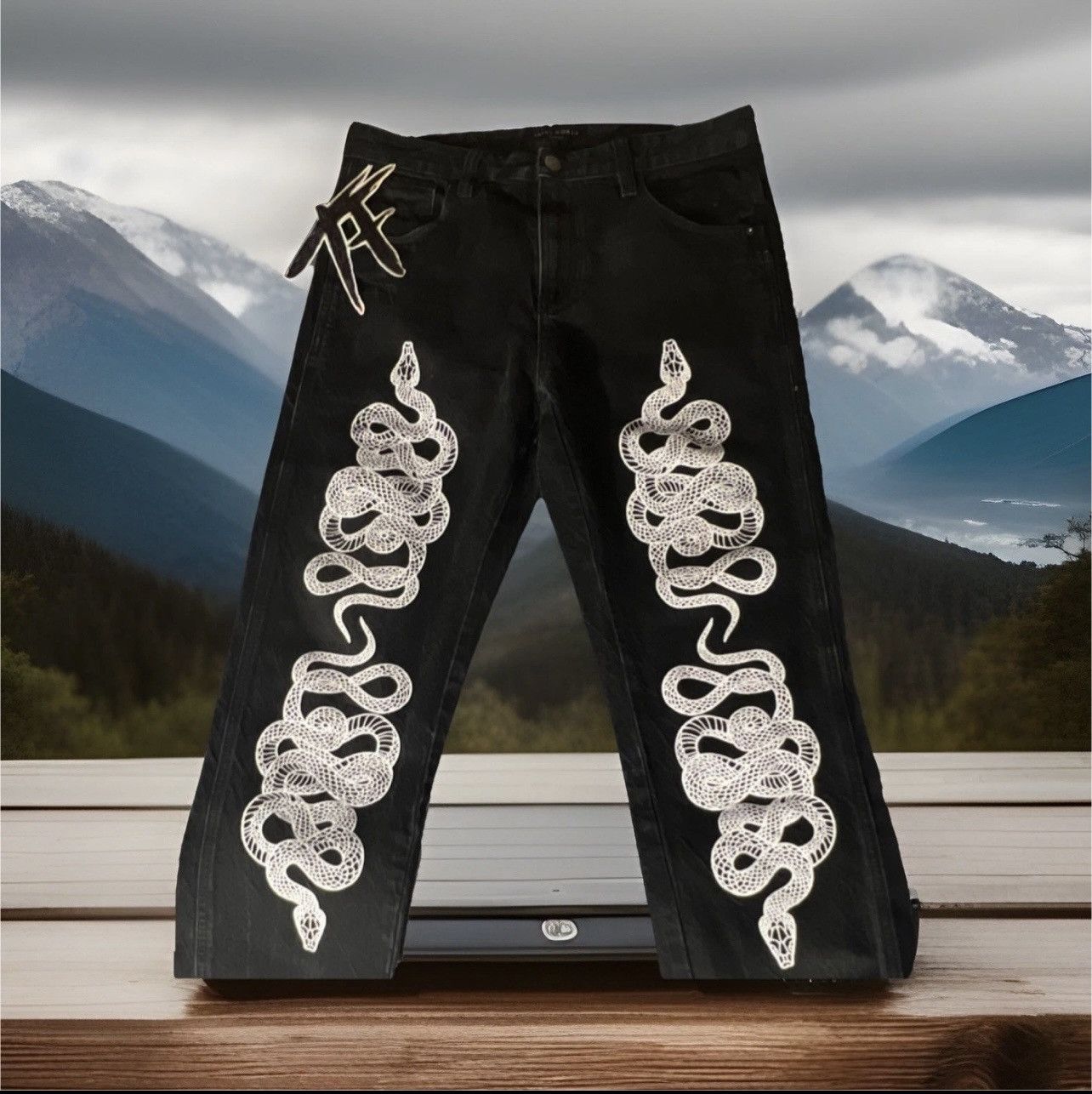 Other DEATH ADDER RELAXED JEANS (SIZE M) - Saint morta Size US 33 - 1 Thumbnail