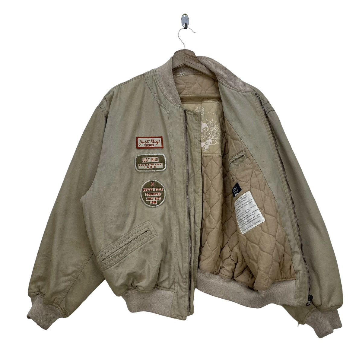 BIGI 🫴🏻Vintage Japanese Brand Men Bigi Just Big Racing Bomber Size US L / EU 52-54 / 3 - 2 Thumbnail