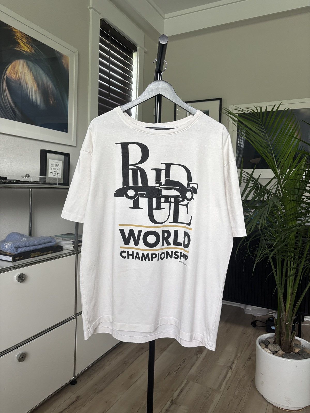Rhude RHUDE WORLD CHAMPIONSHIP F1 TEE Size US L / EU 52-54 / 3 - 2 Thumbnail