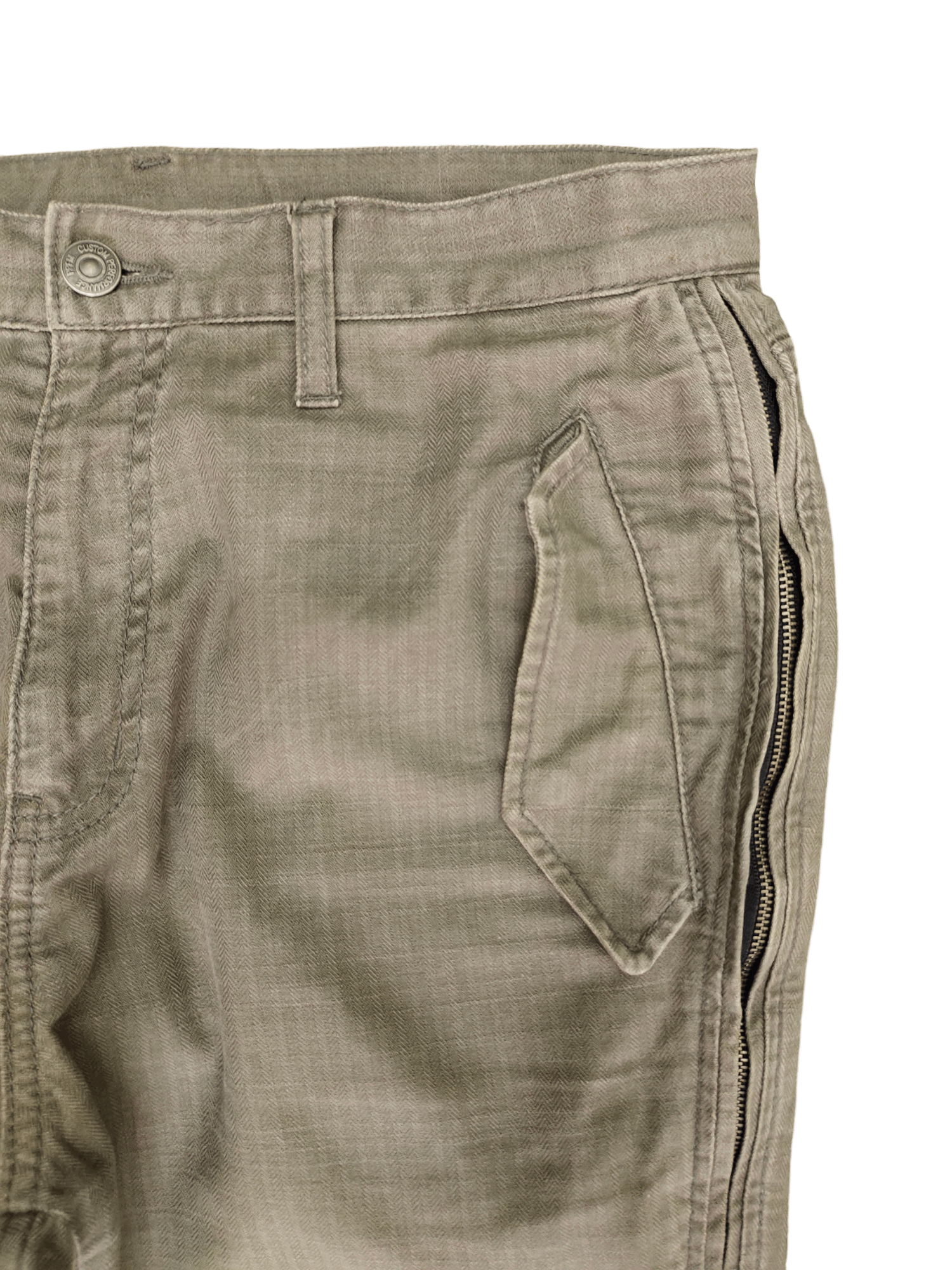 PPFM PPFM Long Zipper Bondage Punk Multi Pocket Tactical Pants Size US 32 / EU 48 - 3 Thumbnail