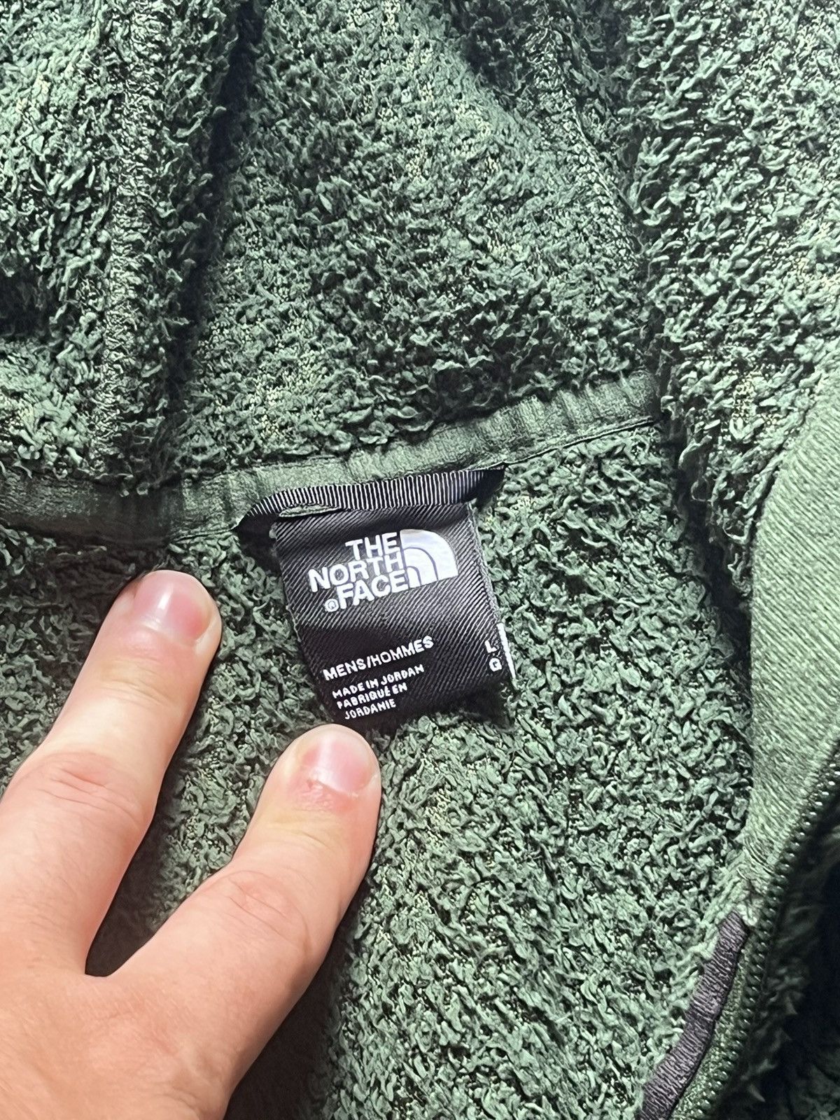 The North Face North Face Green Fleece Jacket Size US L / EU 52-54 / 3 - 3 Thumbnail