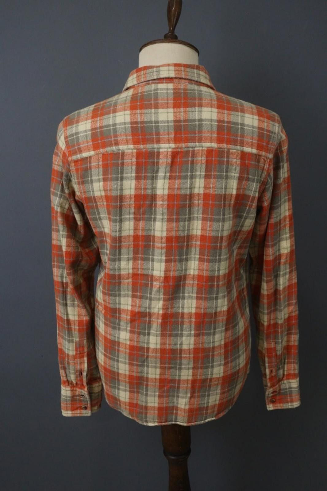 Designer Nudie Jeans Co Multi Plaid Cotton Front Shirt Size L Size US L / EU 52-54 / 3 - 8 Thumbnail