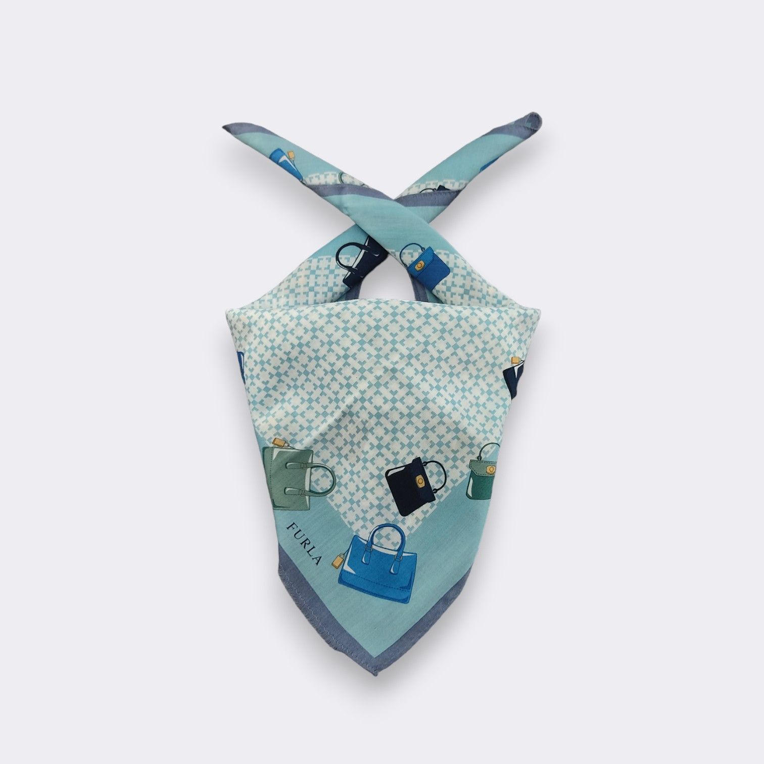Furla Vintage Furla Handkerchief Neckerchief Bandana H374E Size ONE SIZE - 1 Thumbnail
