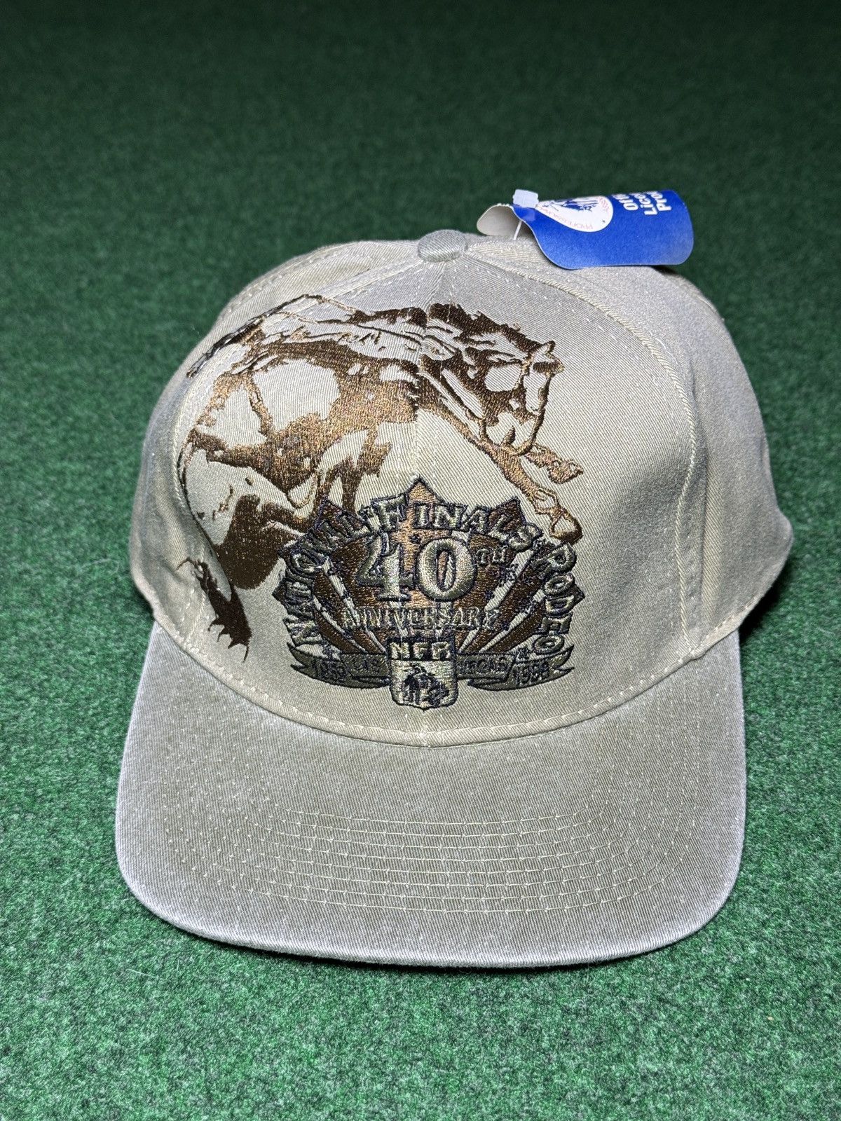 Vintage NFR National Finals Rodeo America NWT 90s Snapback Hat Size ONE SIZE - 1 Thumbnail