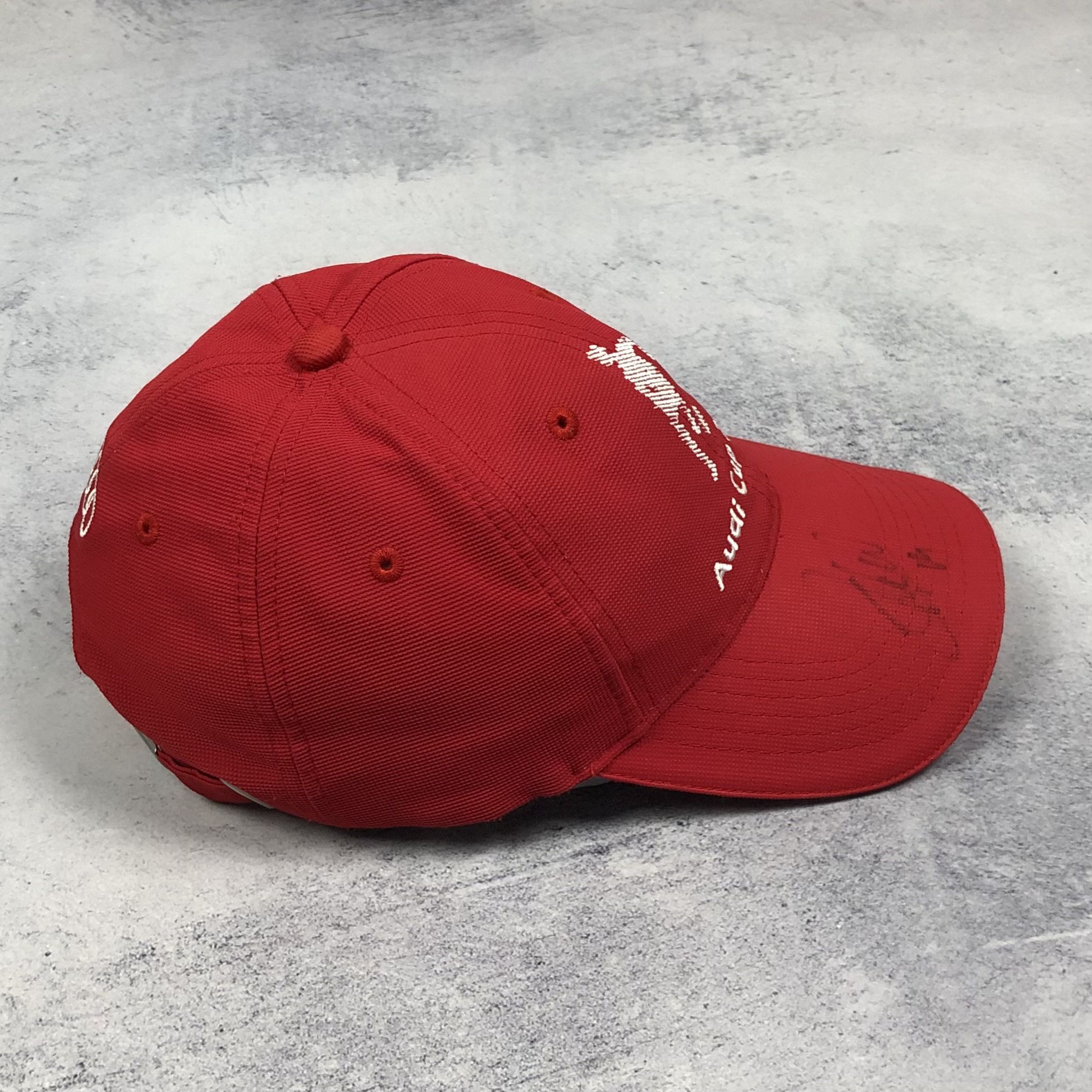 Audi Audi AG Cup 2013 Autograph Red Men’s Cap Size ONE SIZE - 6 Thumbnail