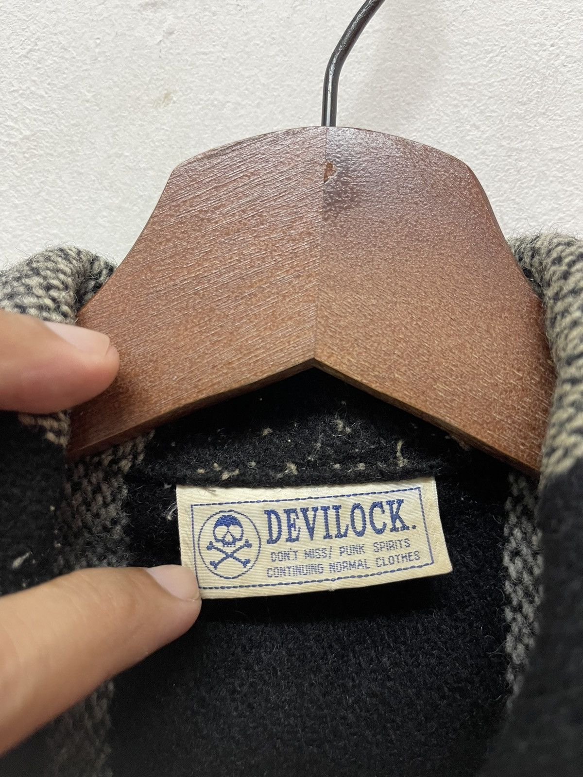 Vintage ☠️DEVILOCK TARTAN WOOL JACKET PUNK SPIRITS Size US M / EU 48-50 / 2 - 4 Thumbnail
