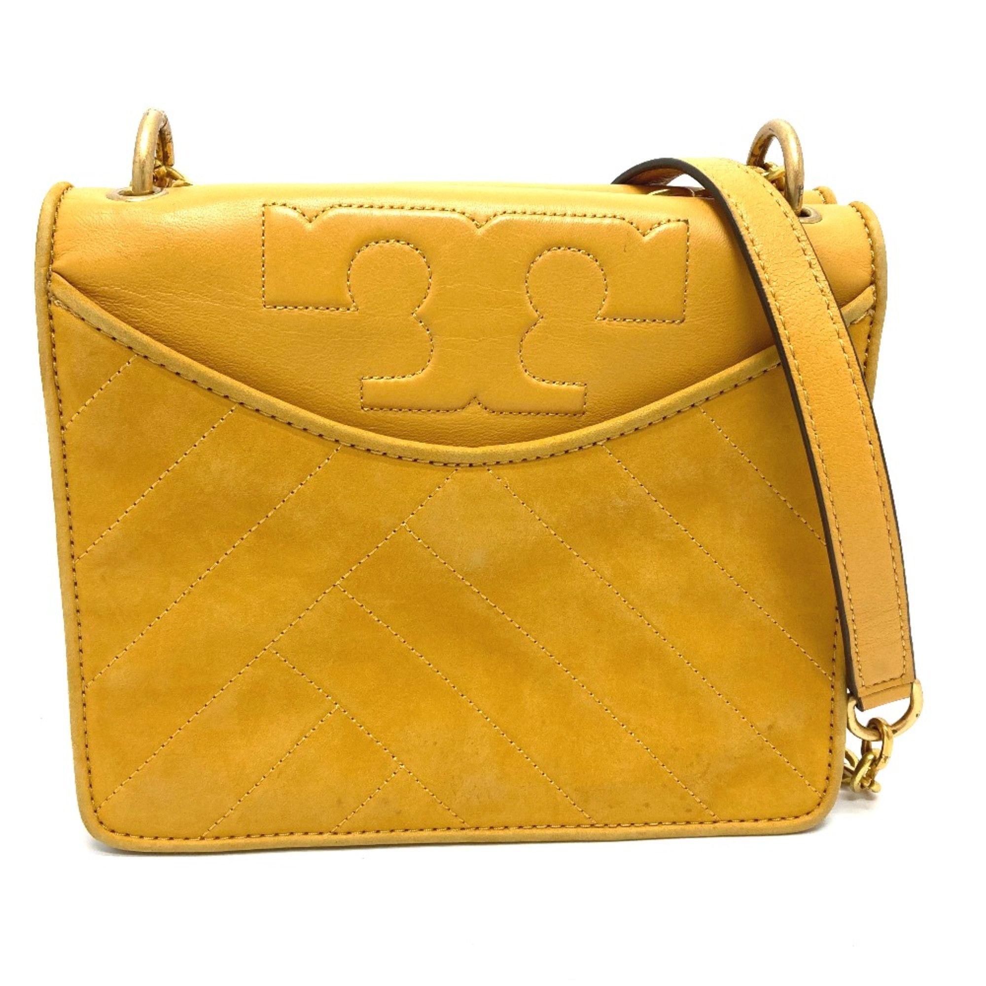 Tory Burch Tory Burch logo Bag Chain Pochette Shoulder Bag yellow Size ONE SIZE - 1 Thumbnail