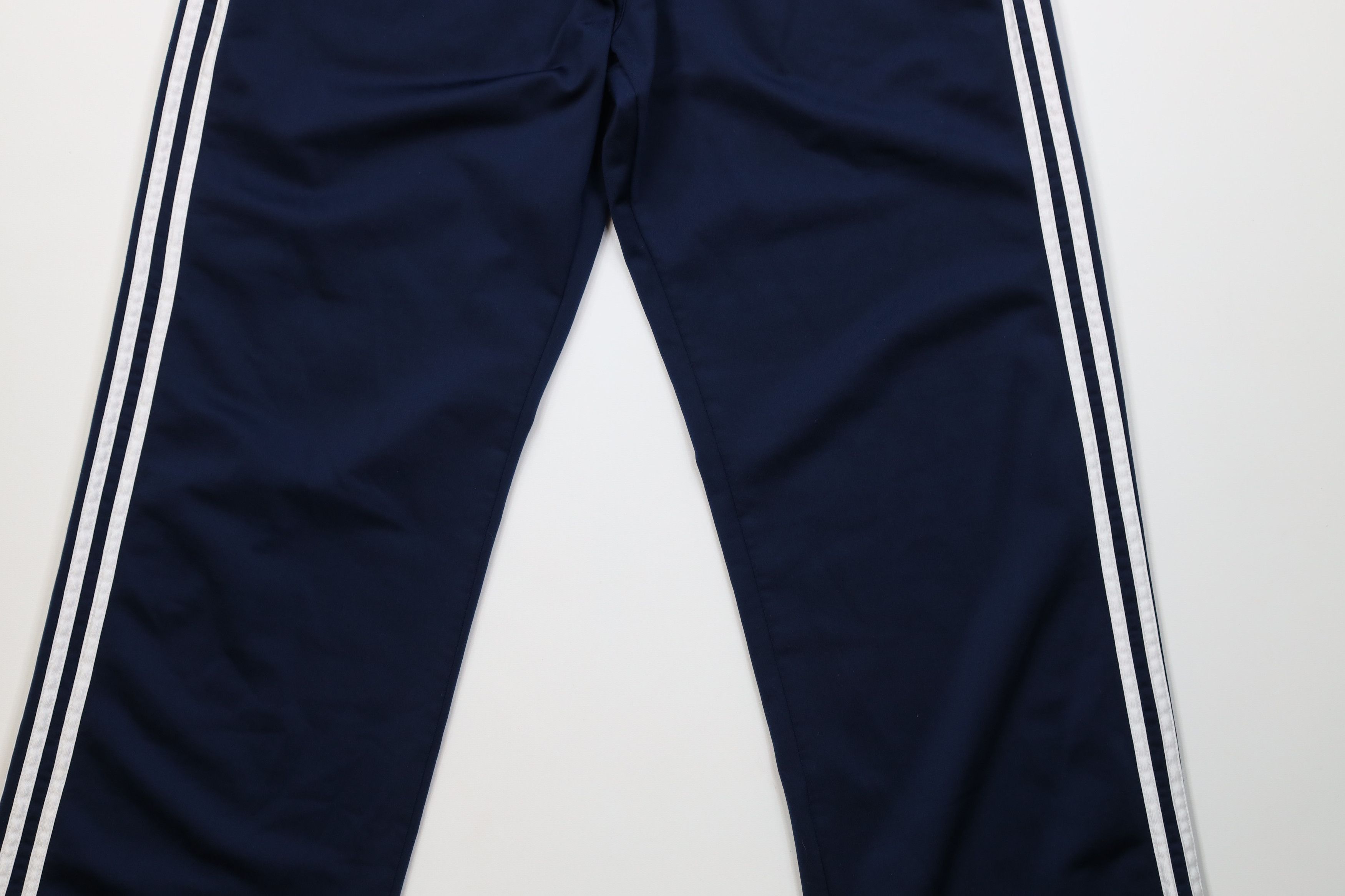 Vintage Y2K Adidas Flared Wide Leg Sweatpants Pants Blue