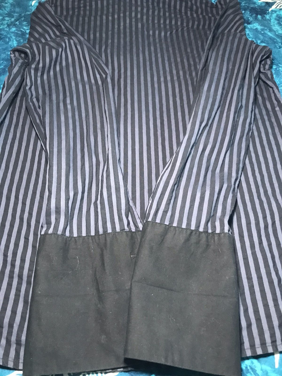 Versace Vintage Versace Stripe Button Up Medusa Shirt Cufflinks Size US M / EU 48-50 / 2 - 18 Thumbnail