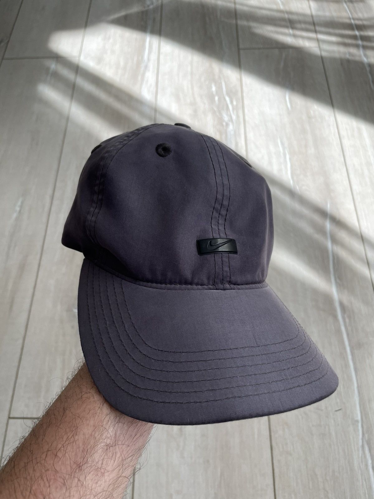 Nike × Vintage Vintage Nike Cap Hat Metal Logo Size ONE SIZE - 1 Thumbnail