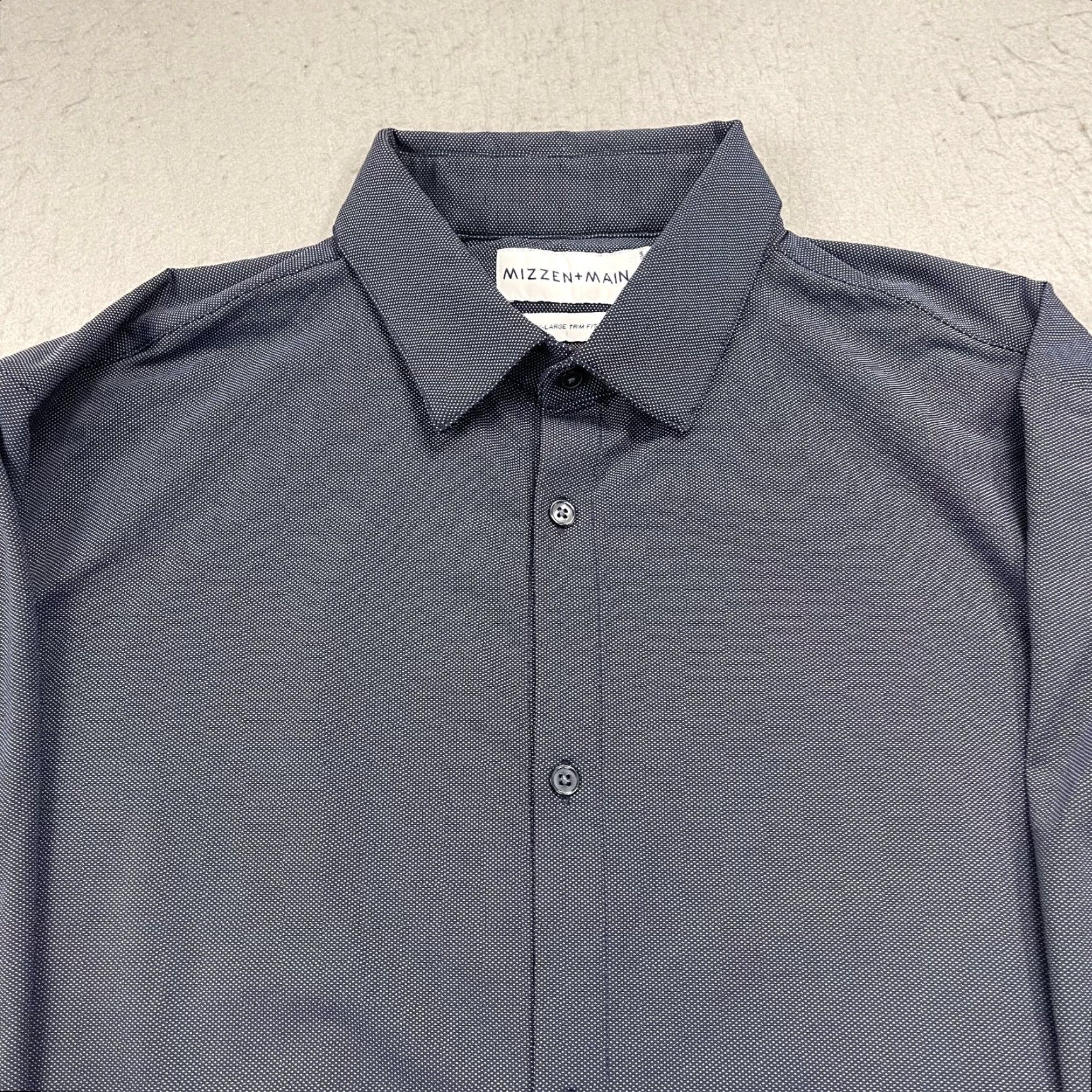 Mizzen+Main Mizzen+Main Shirt Mens 2XL Blue Casual Performance Stretch Button-Up Long Sleeve Check Size US XXL / EU 58 / 5 - 2 Thumbnail