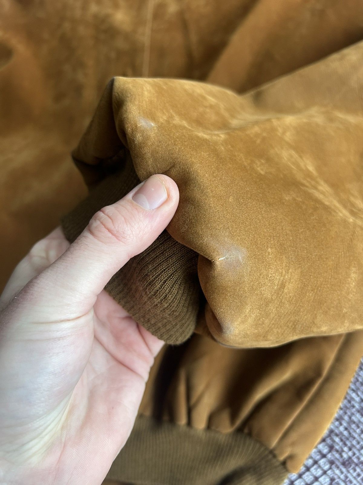 Genuine Leather Vintage Leather Bomber Jacket 90s Faded Japanese Vibe Size L Size US L / EU 52-54 / 3 - 12 Thumbnail
