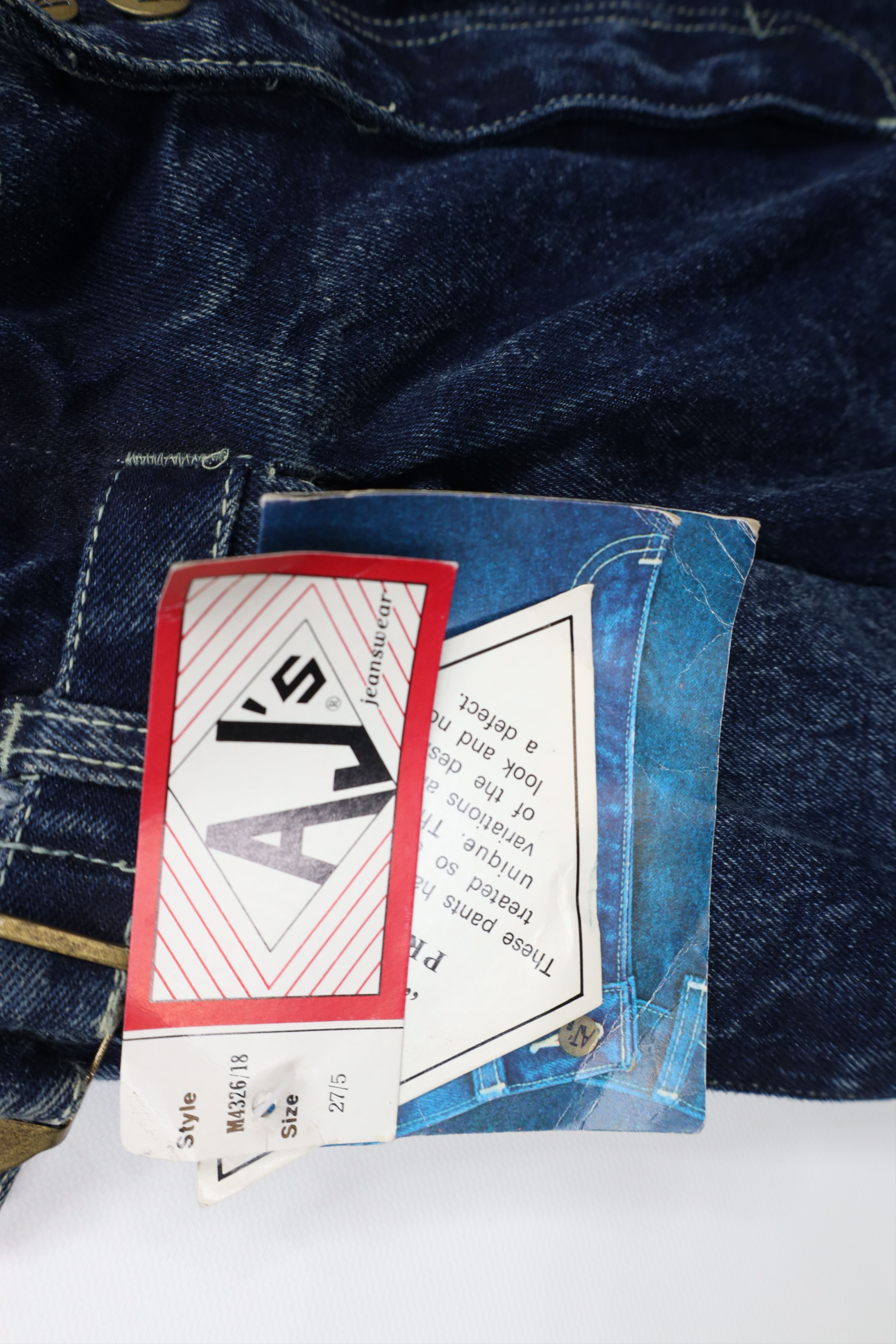 Vintage NOS Vintage 80s 90s Streetwear Acid Wash High Waisted Jeans Size 27" / US 4 / IT 40 - 8 Thumbnail