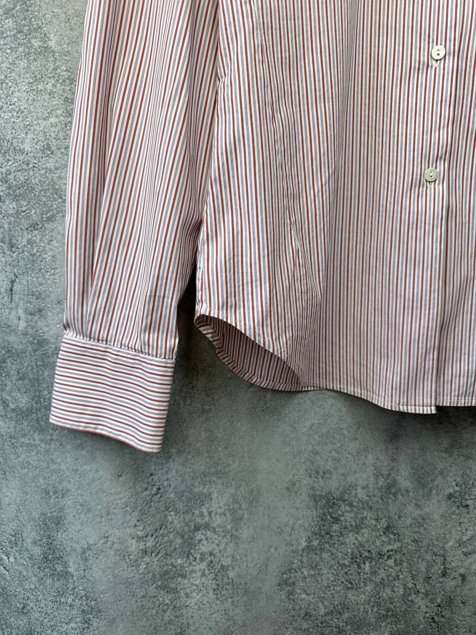 Loro Piana Loro Piana Button Up Shirt Striped Oxford Long Sleeve Size M / US 6-8 / IT 42-44 - 7 Thumbnail