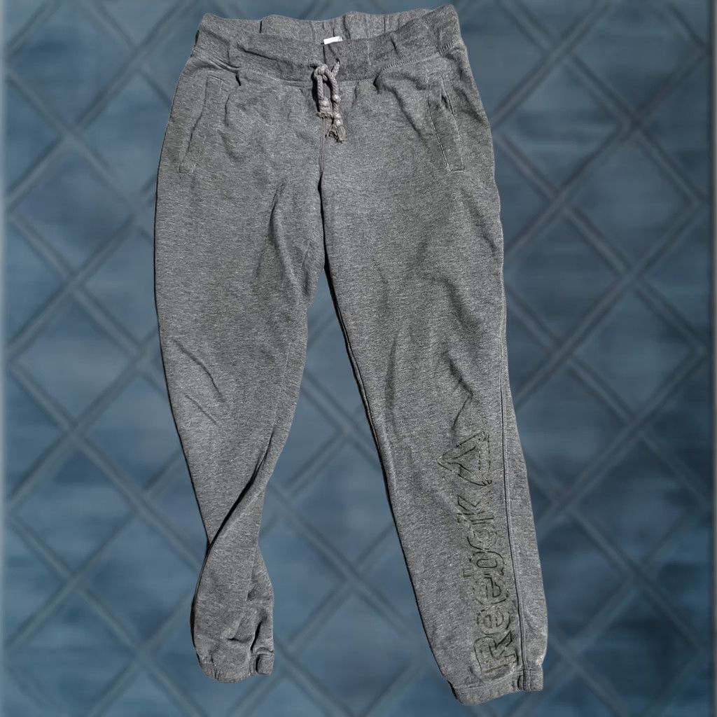Reebok Reebok Woman Sweatpants Gray Size S Solid Size 28" / US 6 / IT 42 - 1 Thumbnail