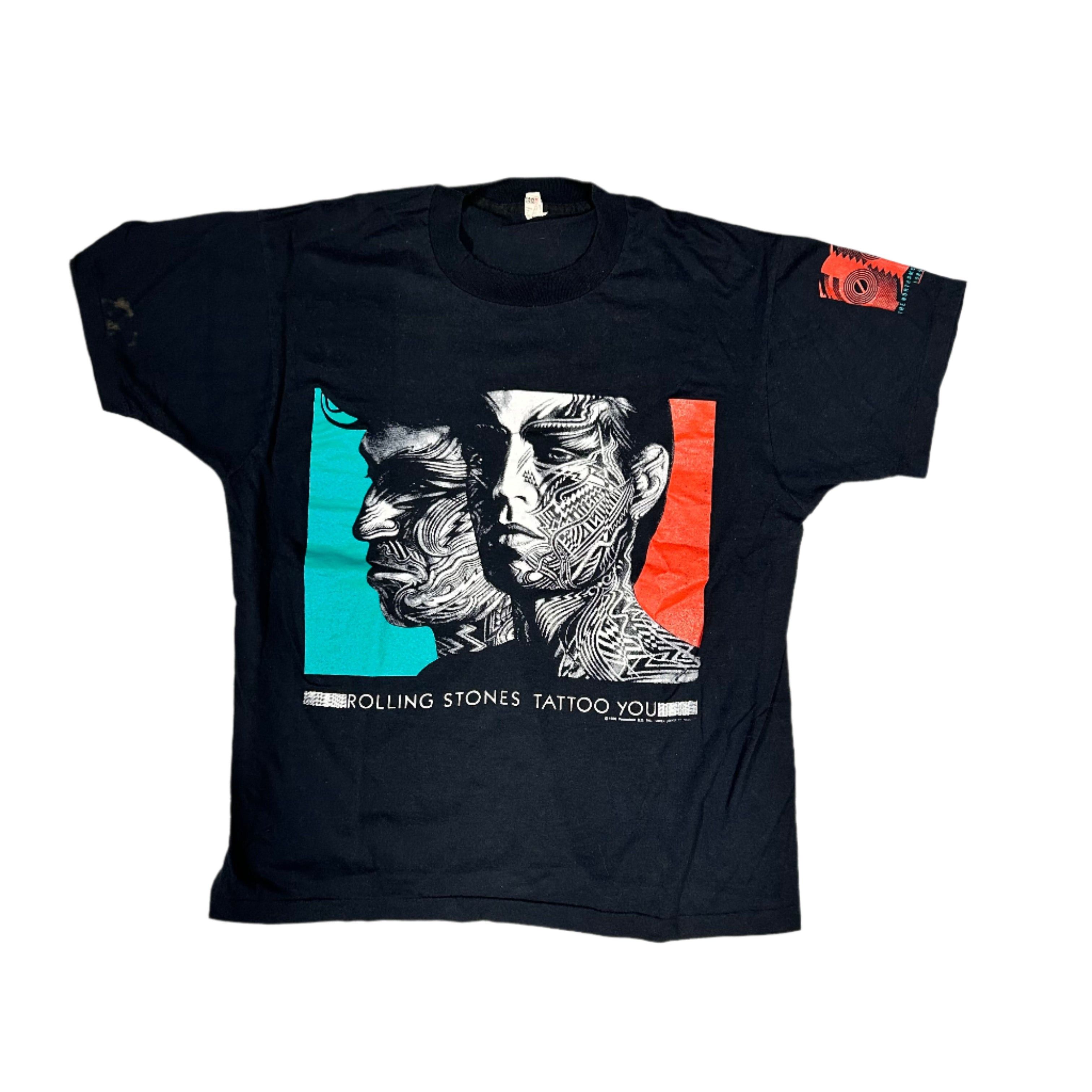 Other 80s Vintage Rolling Stones "Tattoo You" 1989 Tour Band T-Shirt Size US M / EU 48-50 / 2 - 1 Thumbnail
