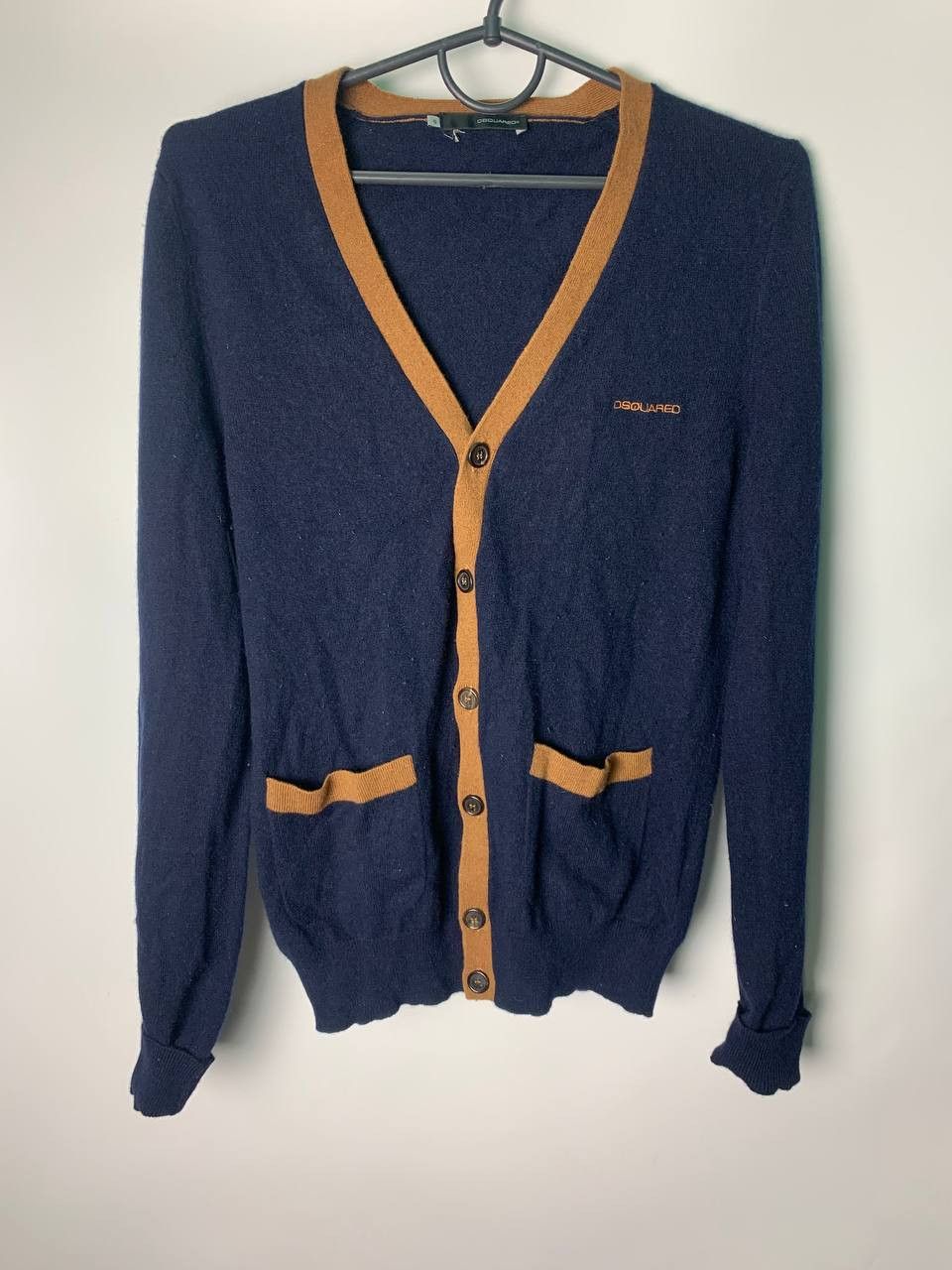 Vintage streetwear luxury Wool Cardigan Dsquared Size s