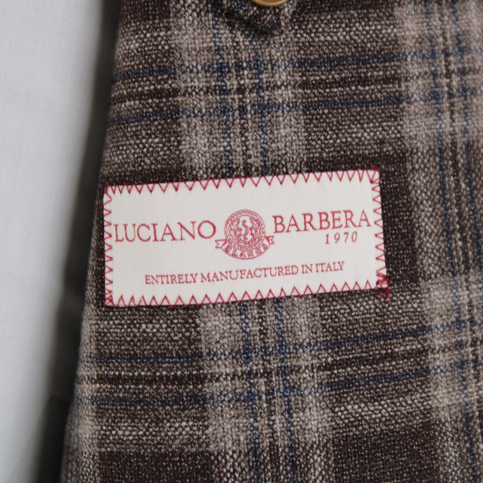 Luciano Barbera Luciano Barbera Sport Coat Size 38 US in Brown Size 38R - 7 Thumbnail