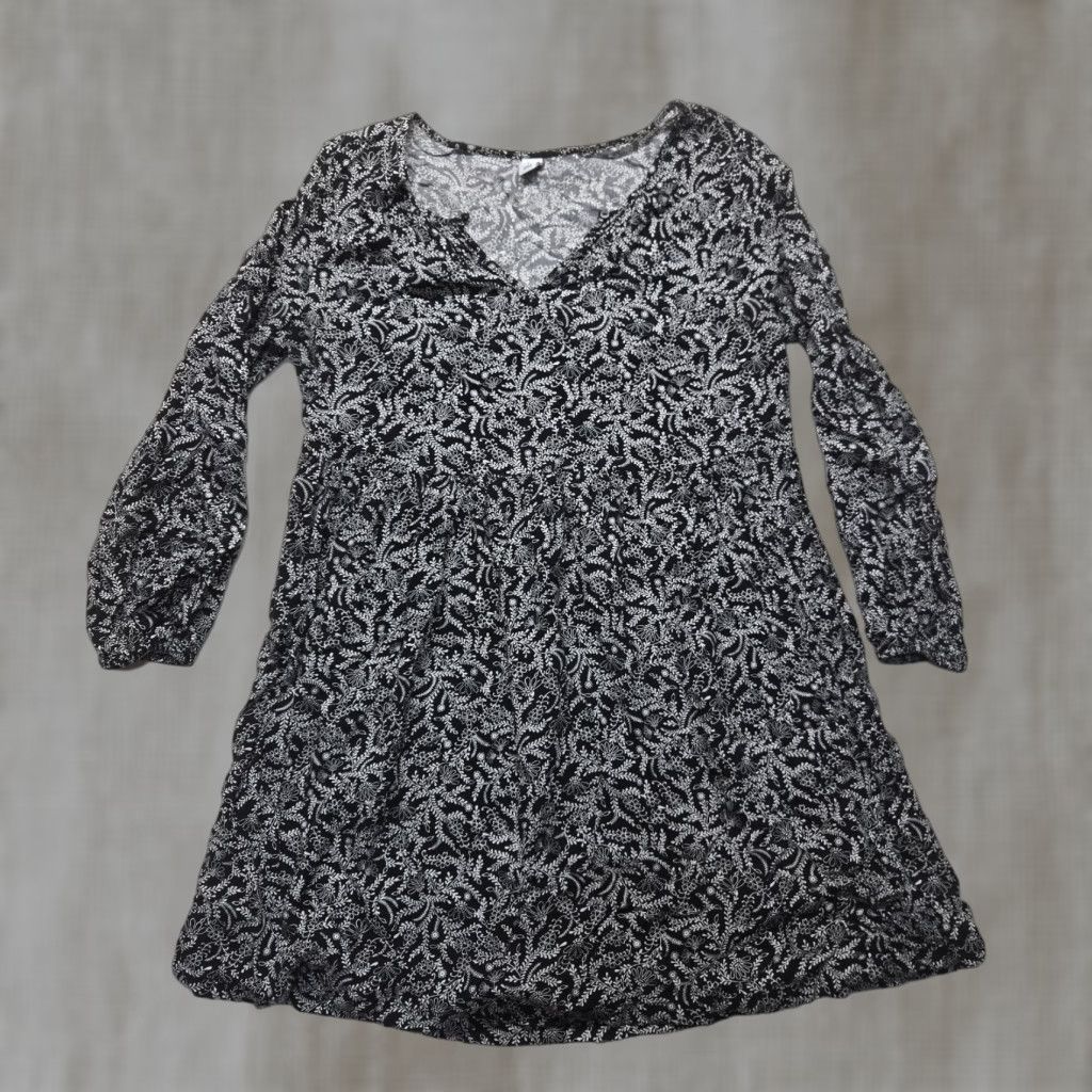 Old Navy Old Navy Shirt Dress Women Adult Size S Gray Long Sleeve Casual Shirt Size S / US 4 / IT 40 - 1 Thumbnail