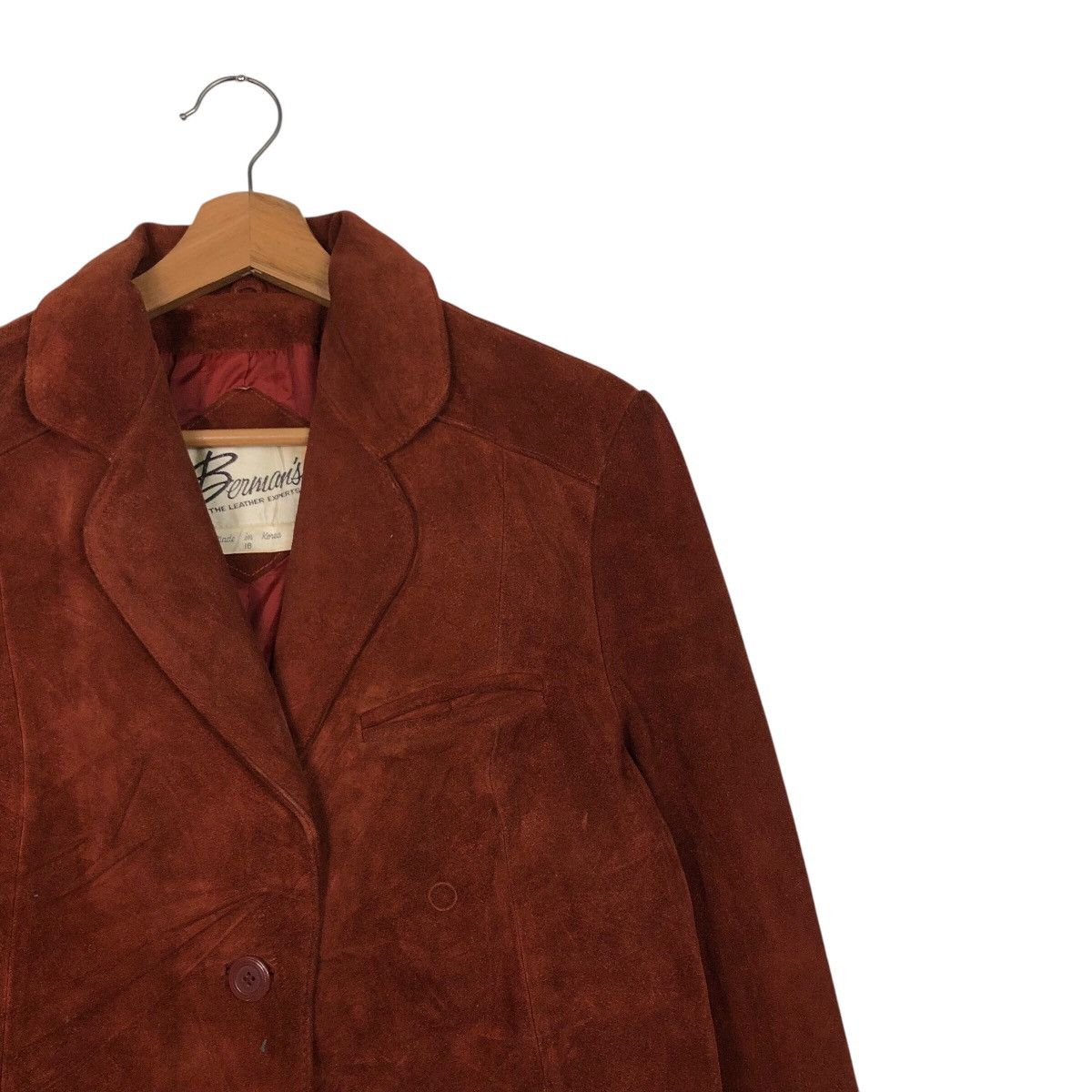 Japanese Brand 📌Vintage Genuine Leather Biker Jacket Genman's Issey Miyake Size US M / EU 48-50 / 2 - 7 Thumbnail