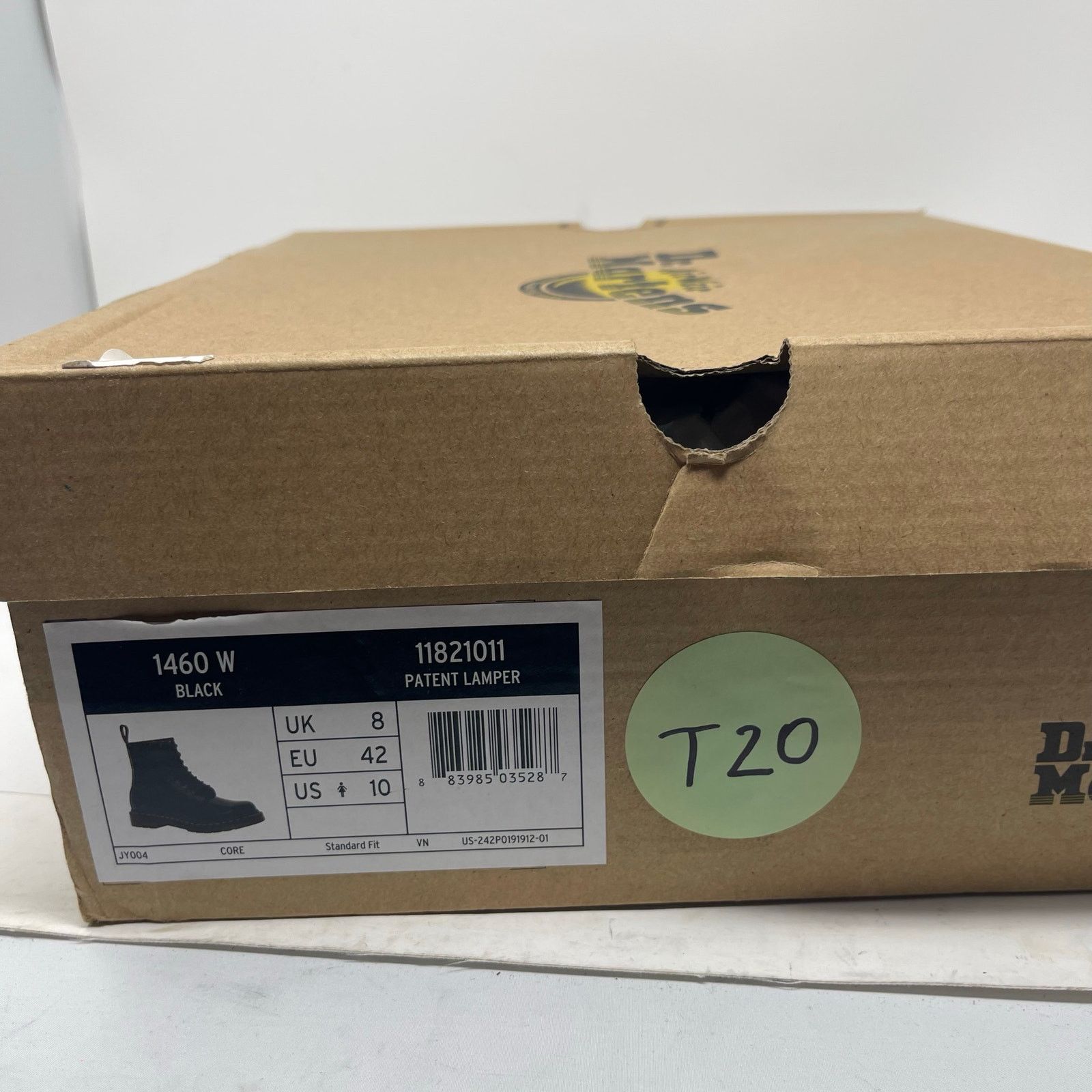 Dr. Martens New Dr. Martens 1460 Women Patent Leather Boots Black Size US 10 / IT 40 - 8 Thumbnail