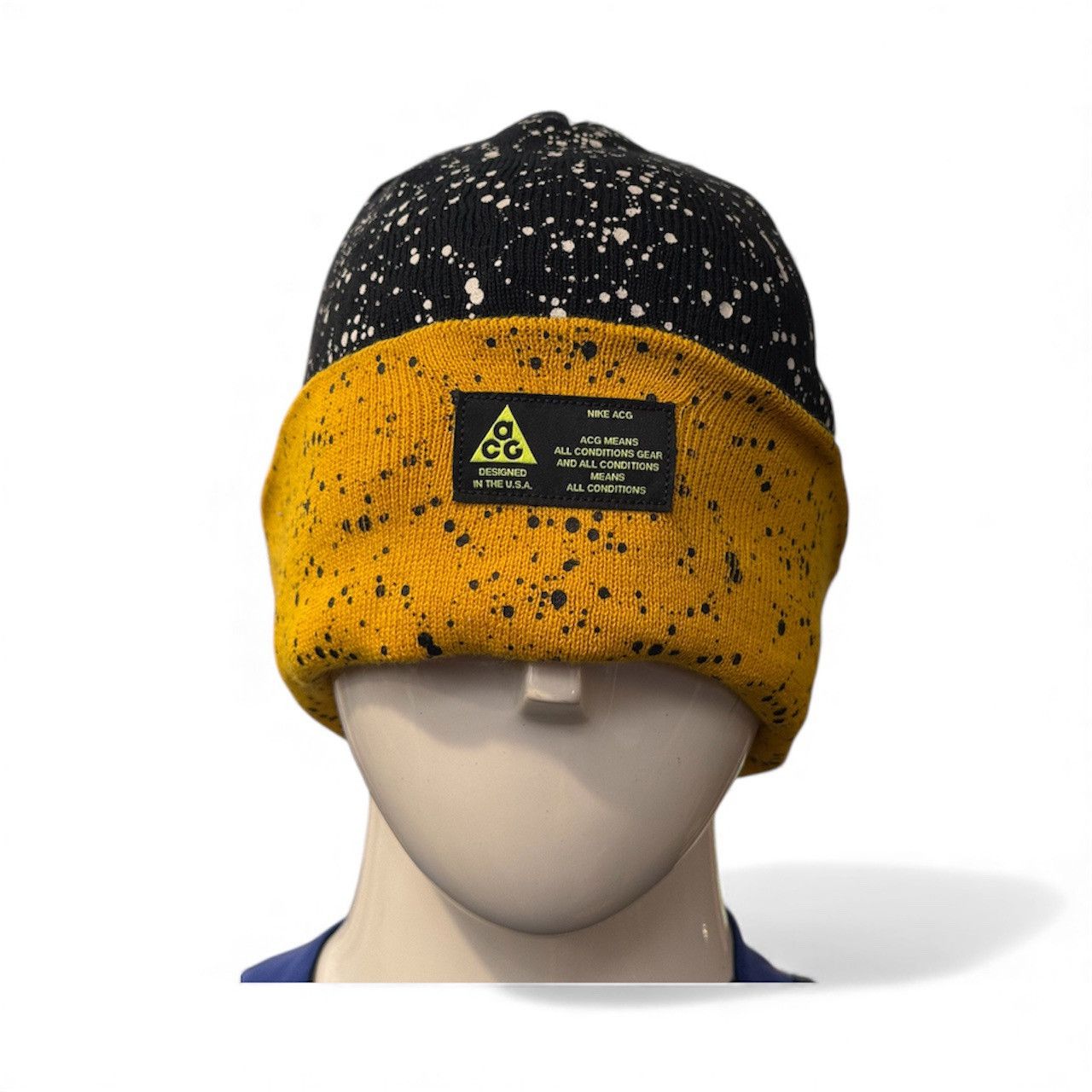 Nike ACG NIKELAB ACG paint splatter beanie Size ONE SIZE - 5 Thumbnail