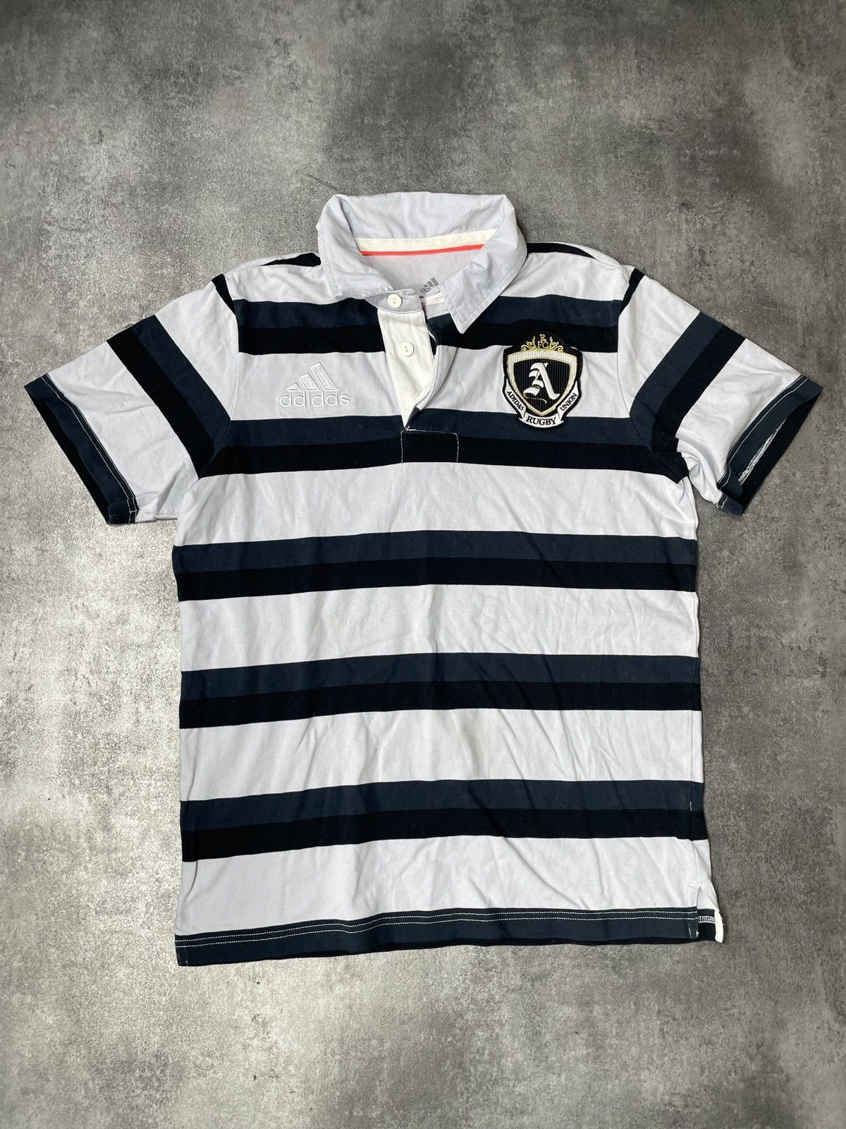 Adidas 🔥RARE🔥Adidas Rugby Union Vintage Y2K Polo Tee Rare 90s Size US L / EU 52-54 / 3 - 1 Thumbnail