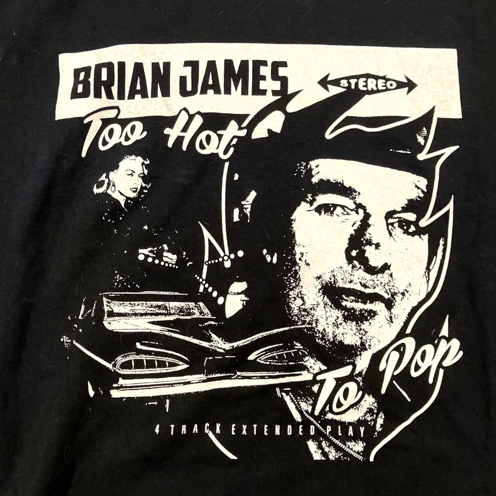 Gildan VINTAGE NWOT Too Hot T Shirt The Damned/Lords New Church XL Black 90s Band Metal Mens T-Shirt Size US XL / EU 56 / 4 - 2 Thumbnail