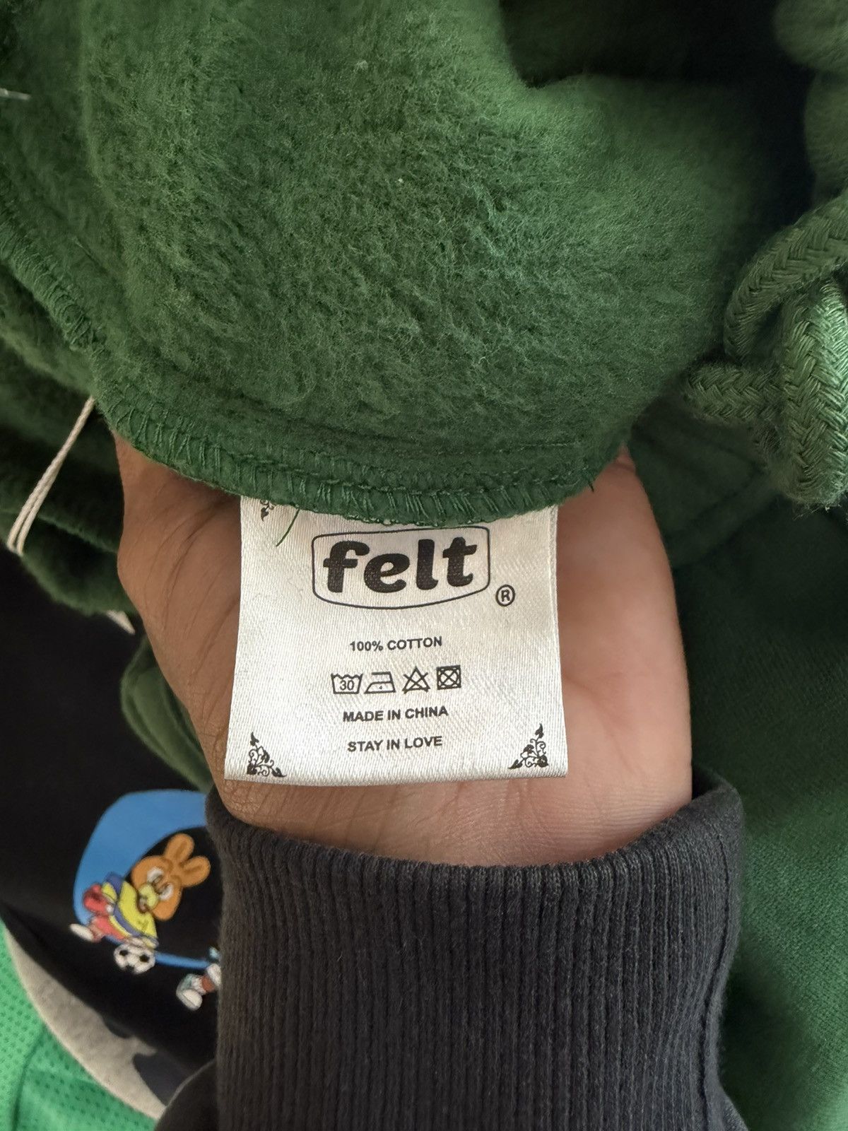 FELT FELT x Bricks & Wood “Butterfly Garden” Green Sweatpants Size US 32 / EU 48 - 6 Thumbnail